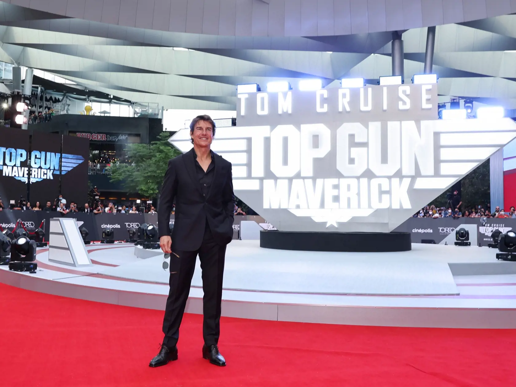 Pemiéra nového filmu Top Gun: Maverick sa konala v San Diegu v Kalifornii.