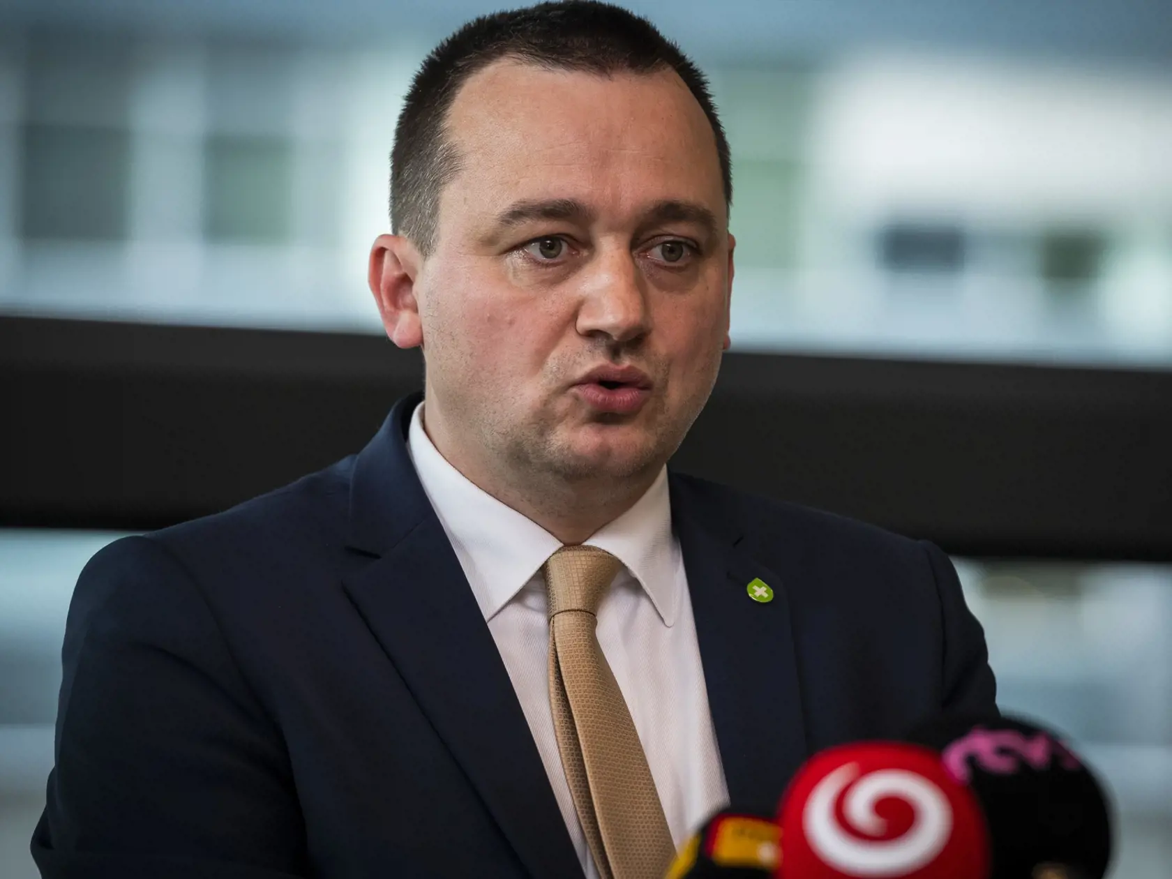 Na snímke generálny riaditeľ ZP Dôvera Martin Kultan.