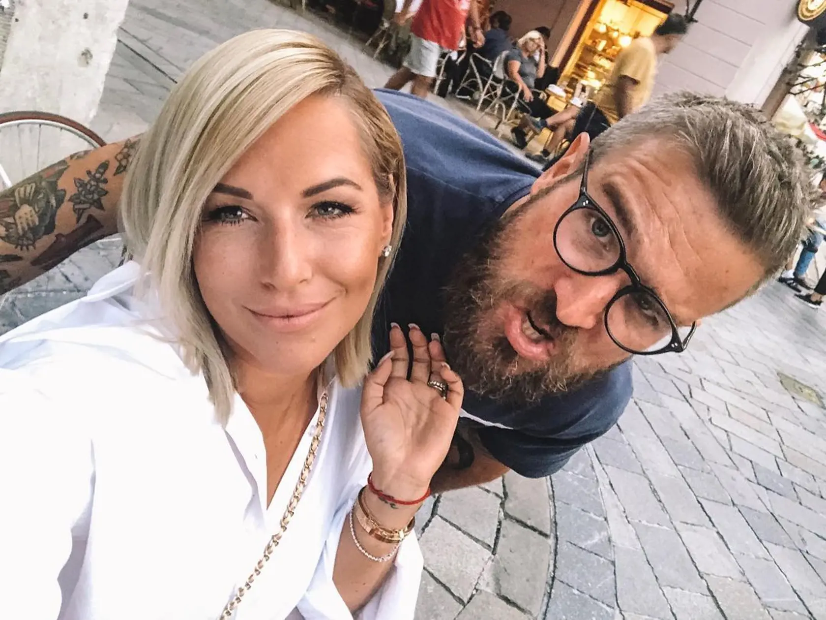 Dominika Cibulková s manželom Michalom na fotke z roku 2019