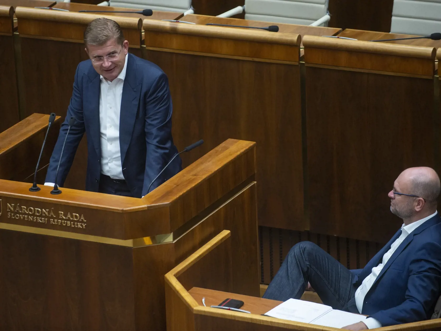 Peter Žiga zrejme ani len netuší, čo o ňom premiér Matovič v amoku povedal.