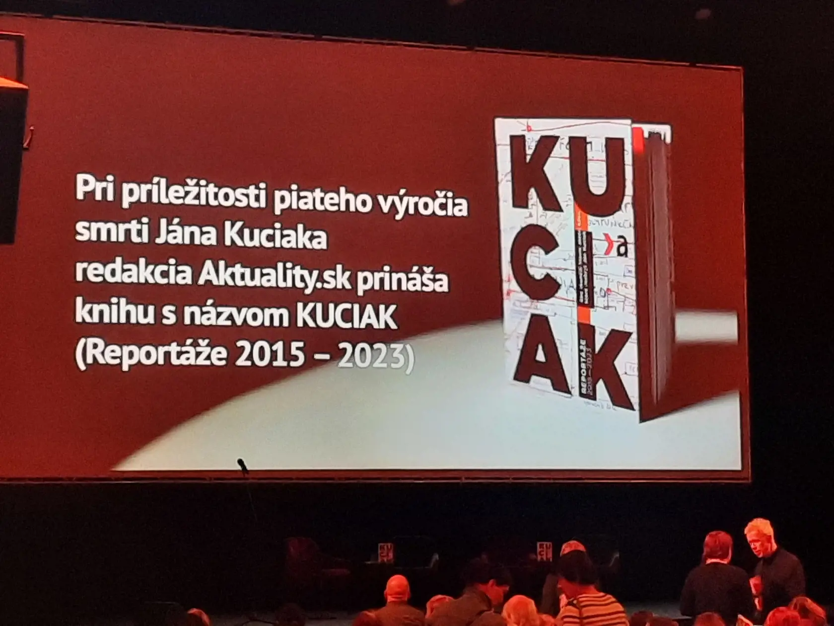 Kniha Kuciak mala krst na bratislavskej Starej tržnici 20. februára 2023.