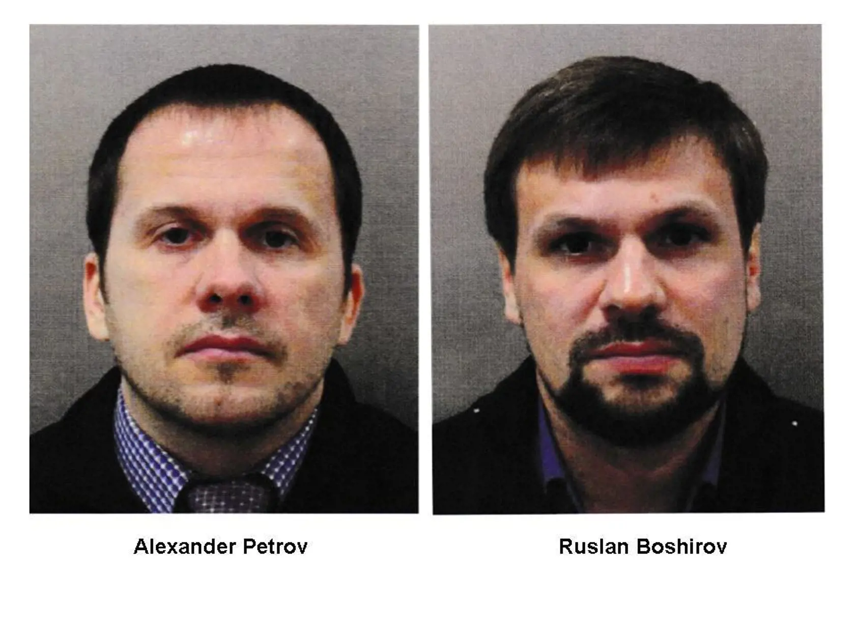 Na snímke vydanej 5. septembra 2018 sú Alexander Petrov (vľavo) a  Ruslan Boširov.