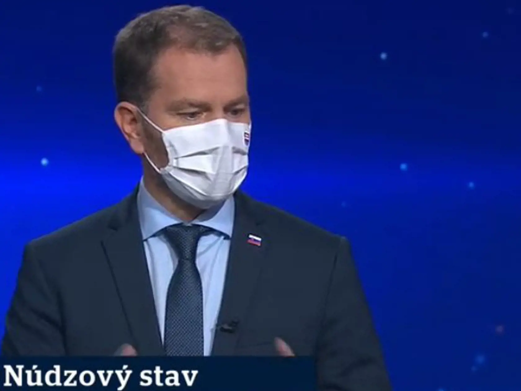 V markizáckych Televíznych novinách opäť mimoriadne vystúpil premiér SR Igor Matovič.