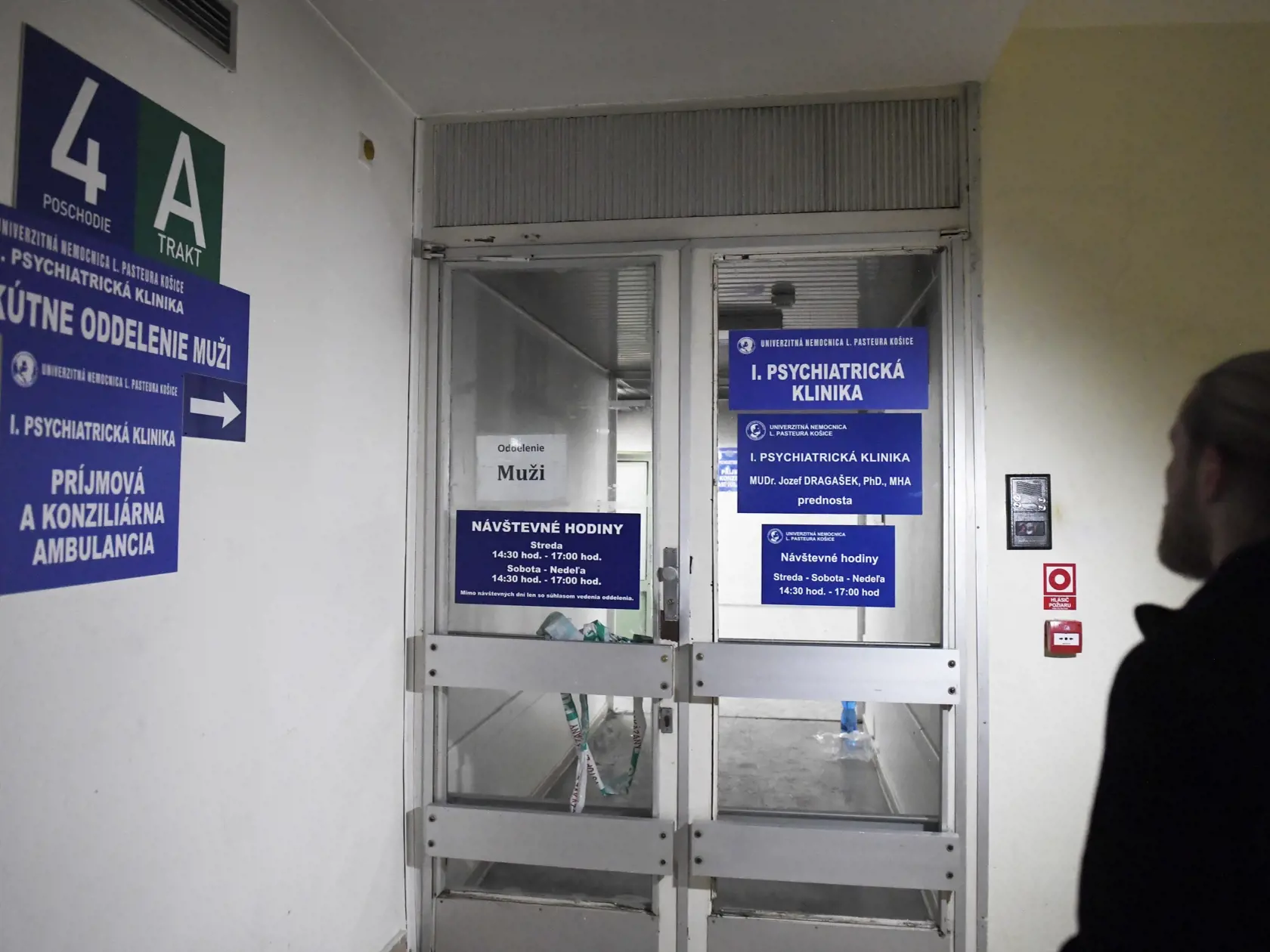 Požiar vypukol na oddelení psychiatrie.