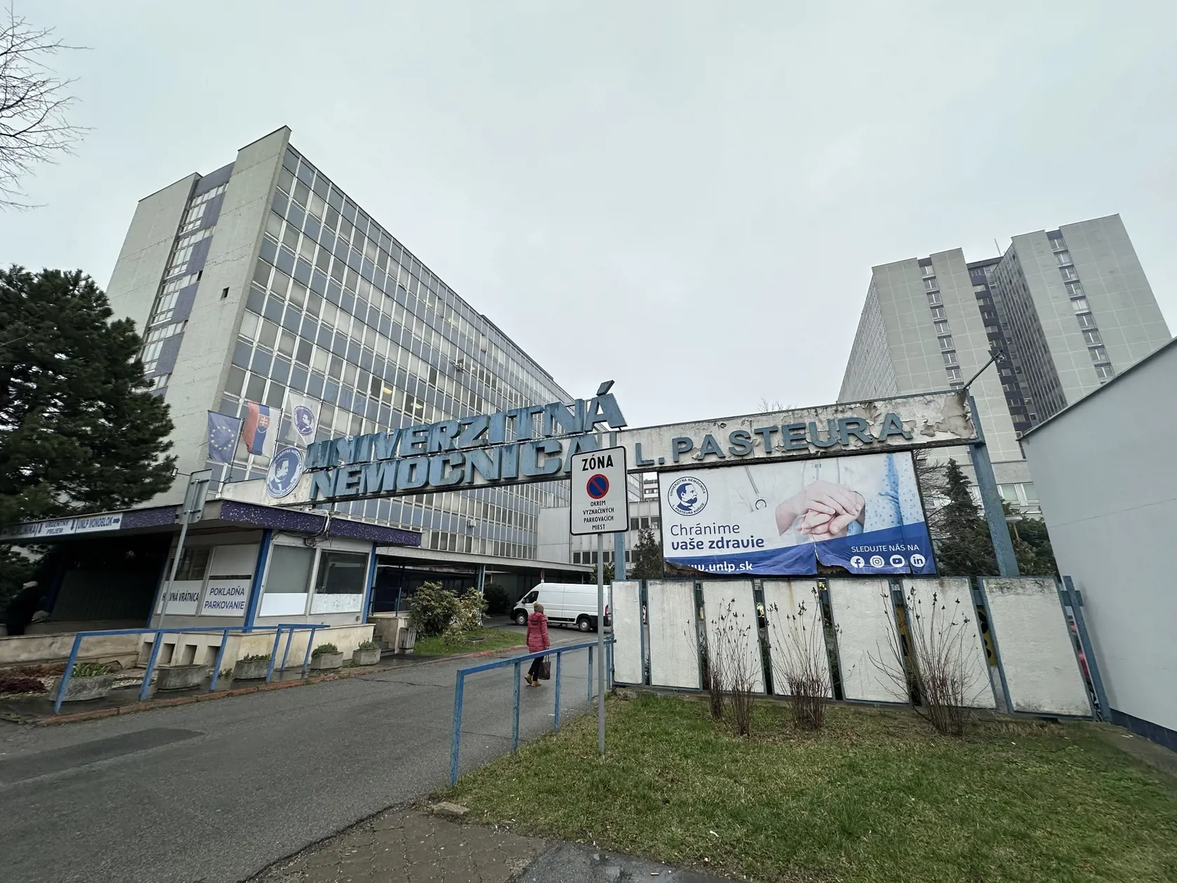 Požiar vznikol v UNLP Košice.