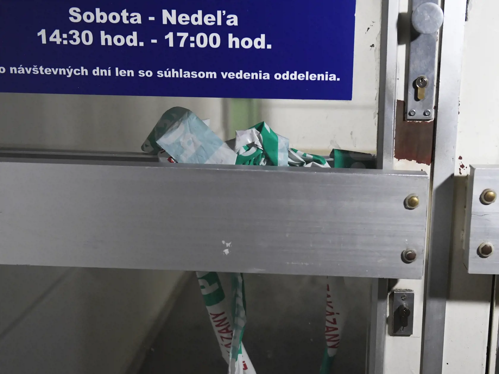 Pár hodín po požiari.