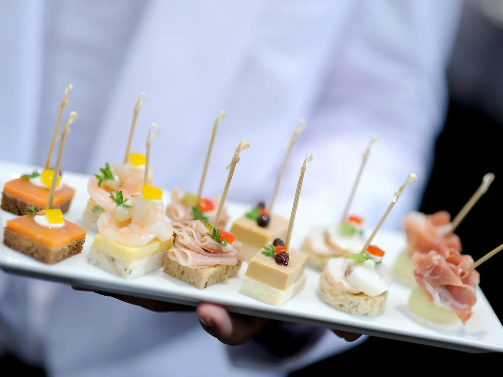 tray of appetizers