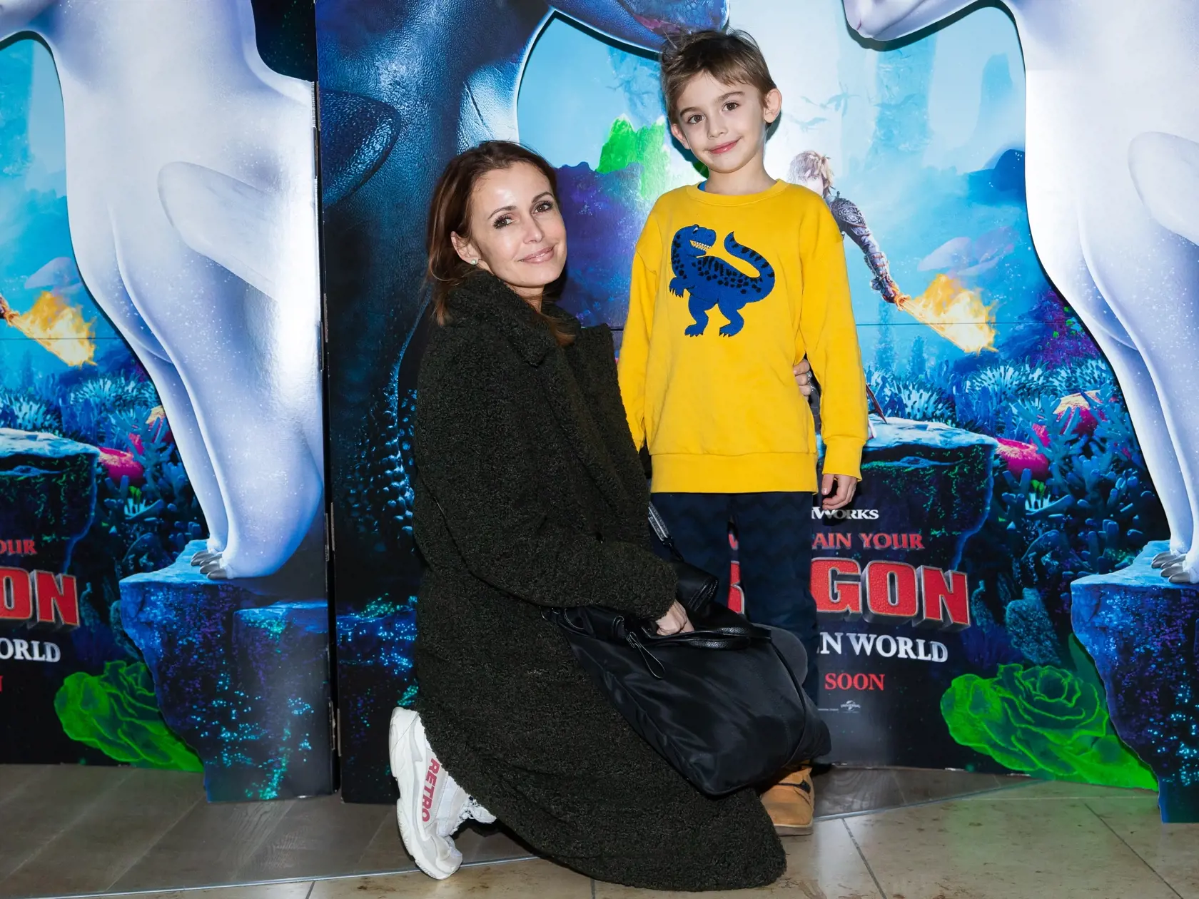 Lenka Šóošová so synom Riškom.