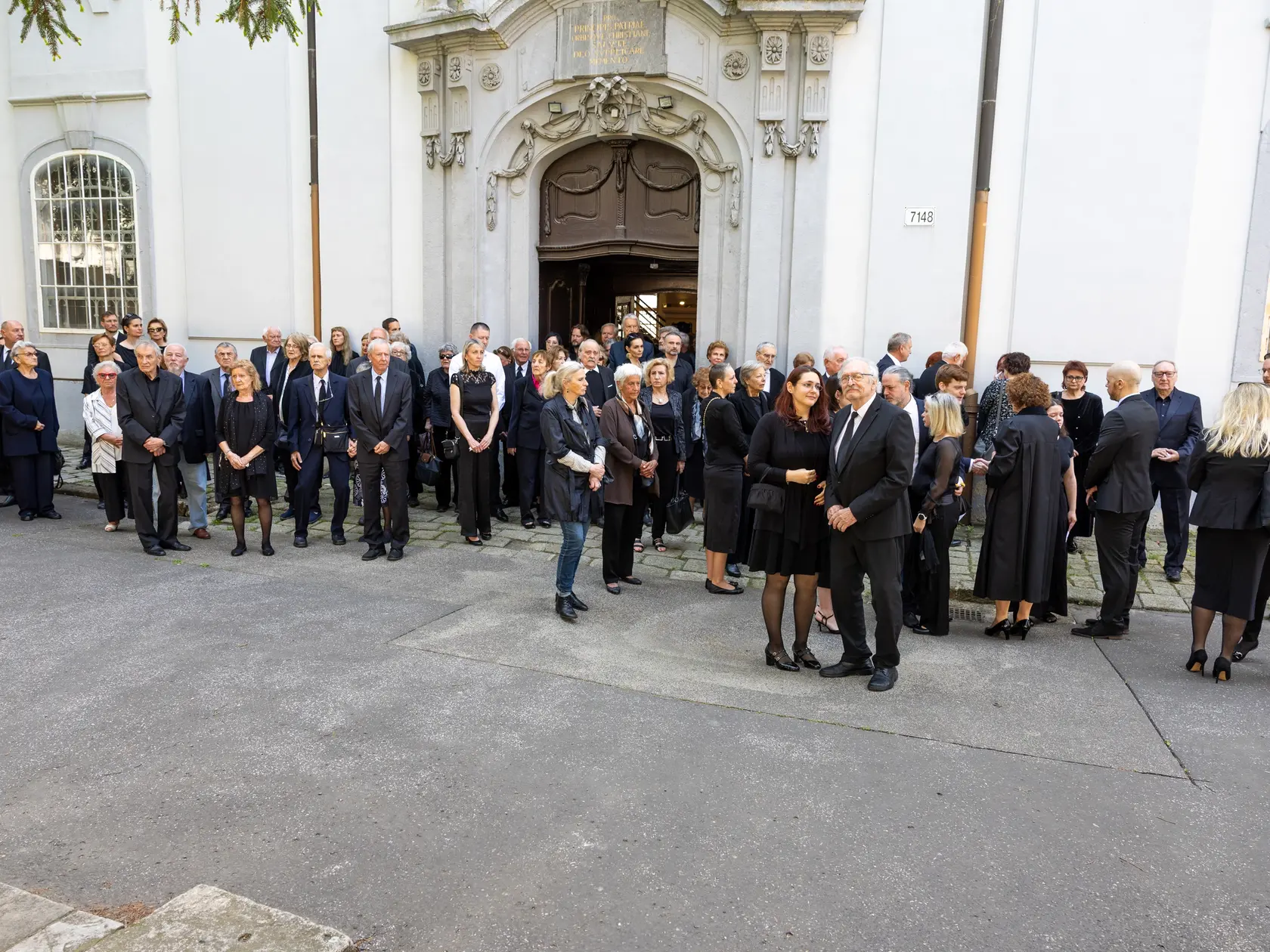 Rozlúčka s Danielou Kovárovou, manželkou herca Františka Kovára. 