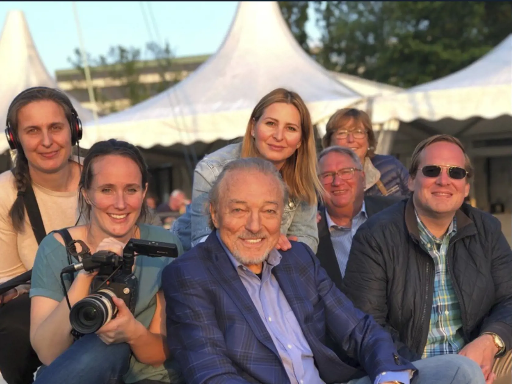 Karel Gott si festival poriadne užil.