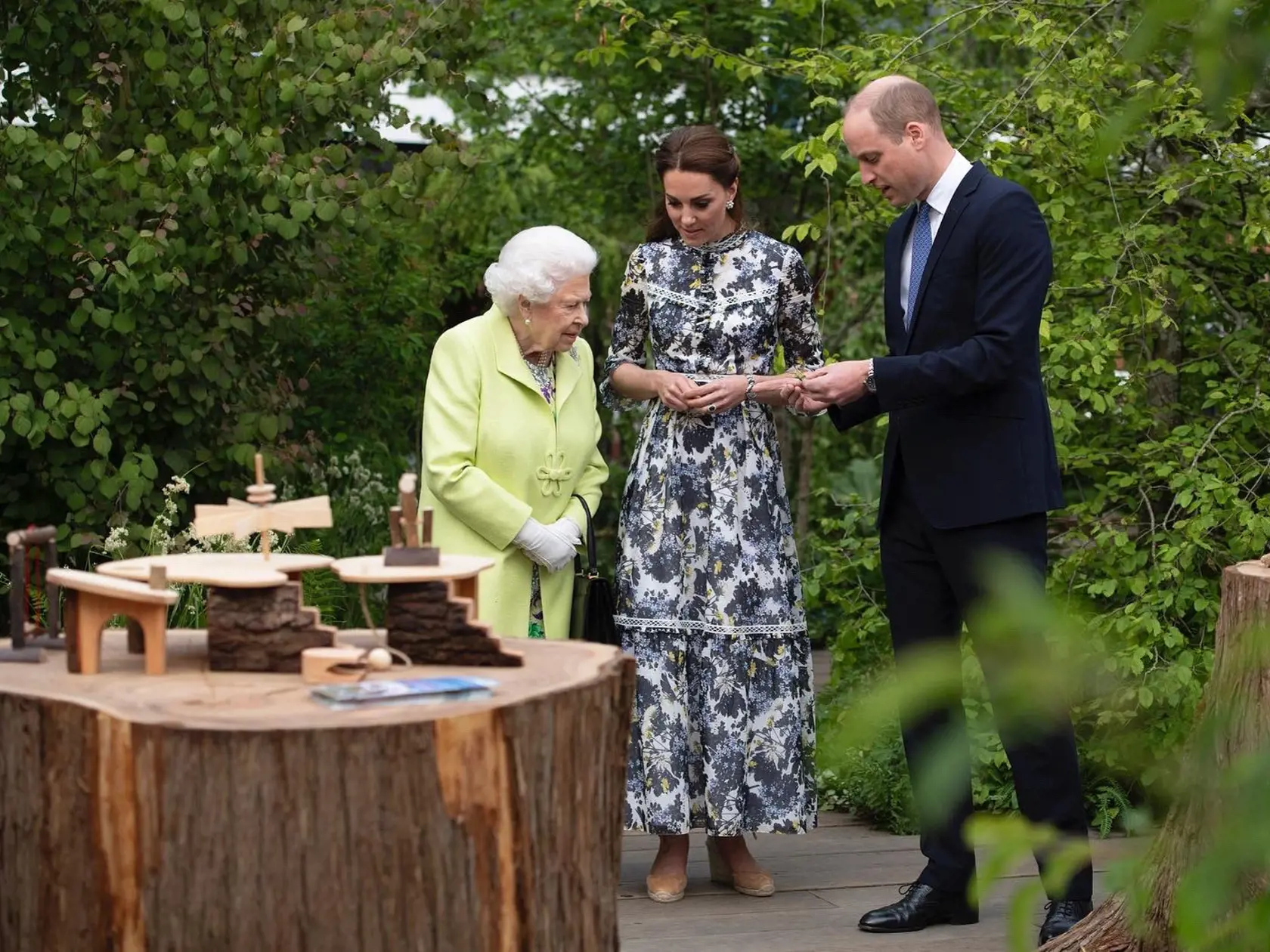 Túto fotografiu uverejnili pri príležitosti narodenín Alžbety princ William a vojvodkyňa Kate.