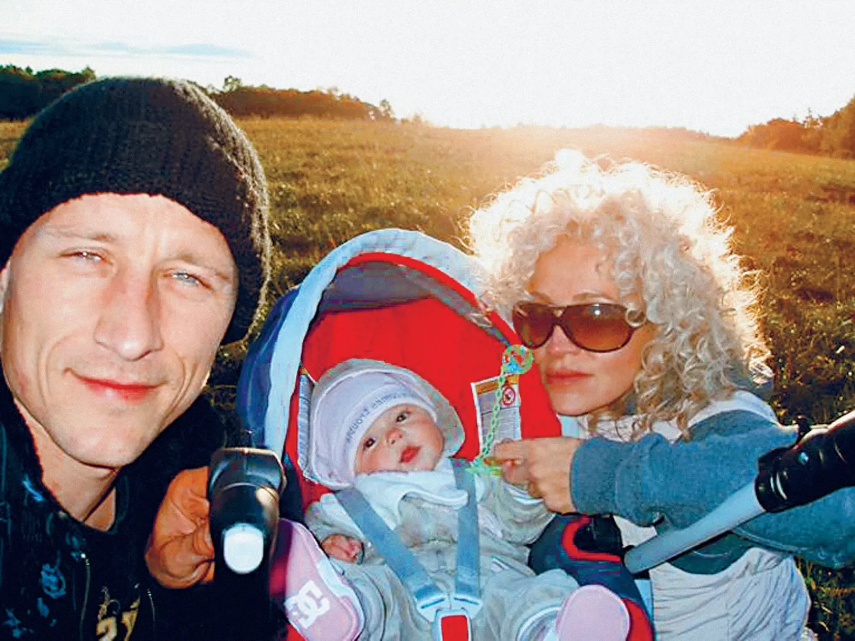 Dara Rolins s ex Matějom Homolom a dcérkou.