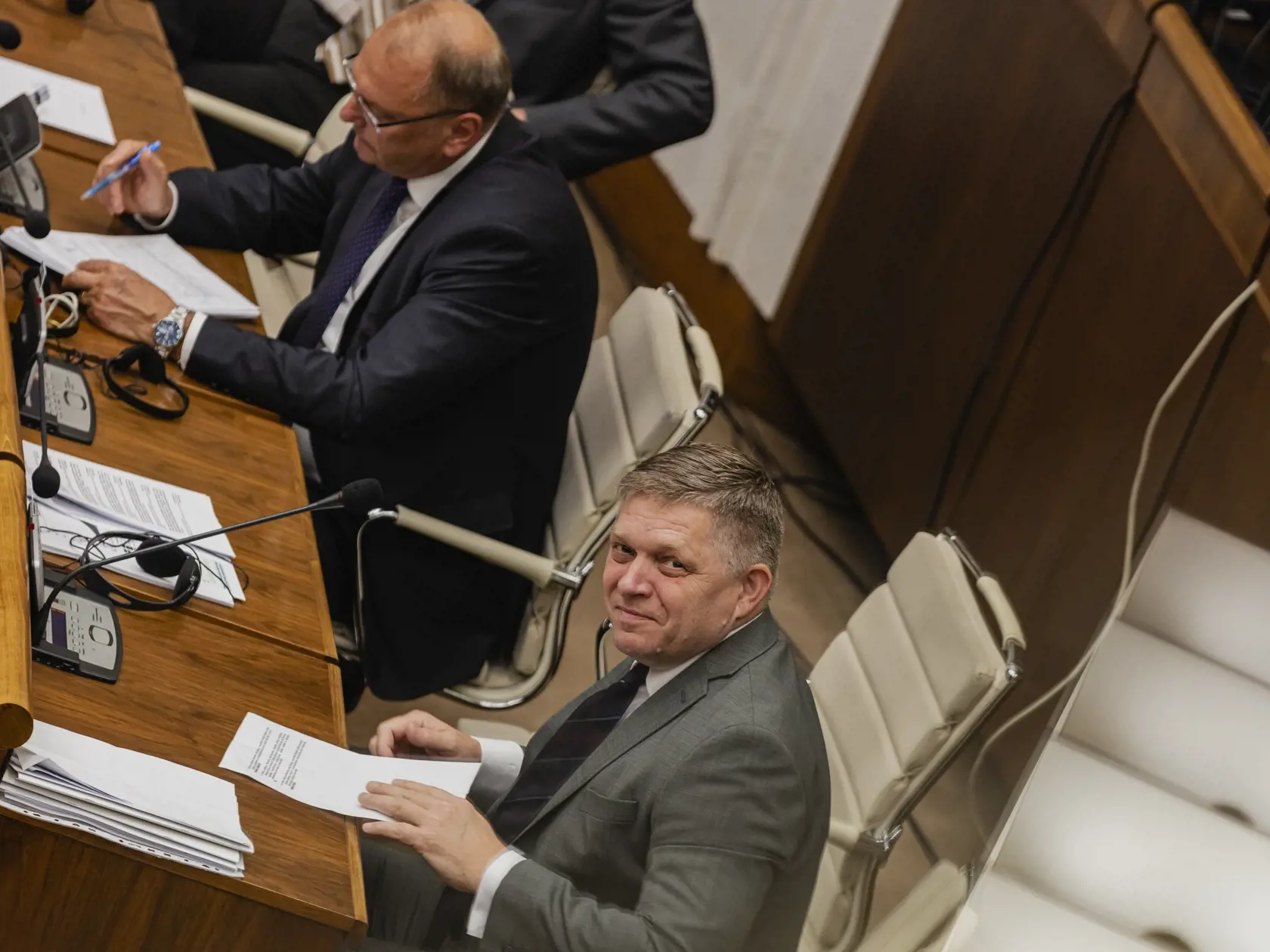 Prezident Ukrajiny Volodymyr Oleksandrovyč Zelenskyj sa prihovoril prostredníctvom telemostu poslancom Národnej rady Slovenskej republiky a členom Vlády Slovenskej republiky.