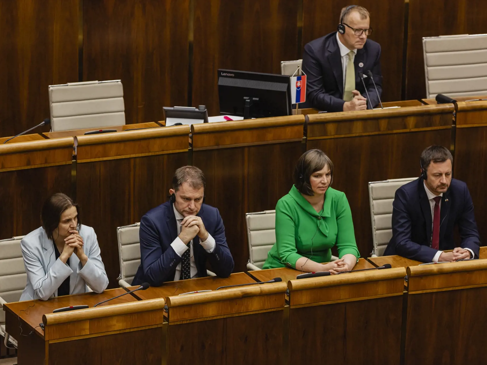 Prezident Ukrajiny Volodymyr Oleksandrovyč Zelenskyj sa prihovoril prostredníctvom telemostu poslancom Národnej rady Slovenskej republiky a členom Vlády Slovenskej republiky.