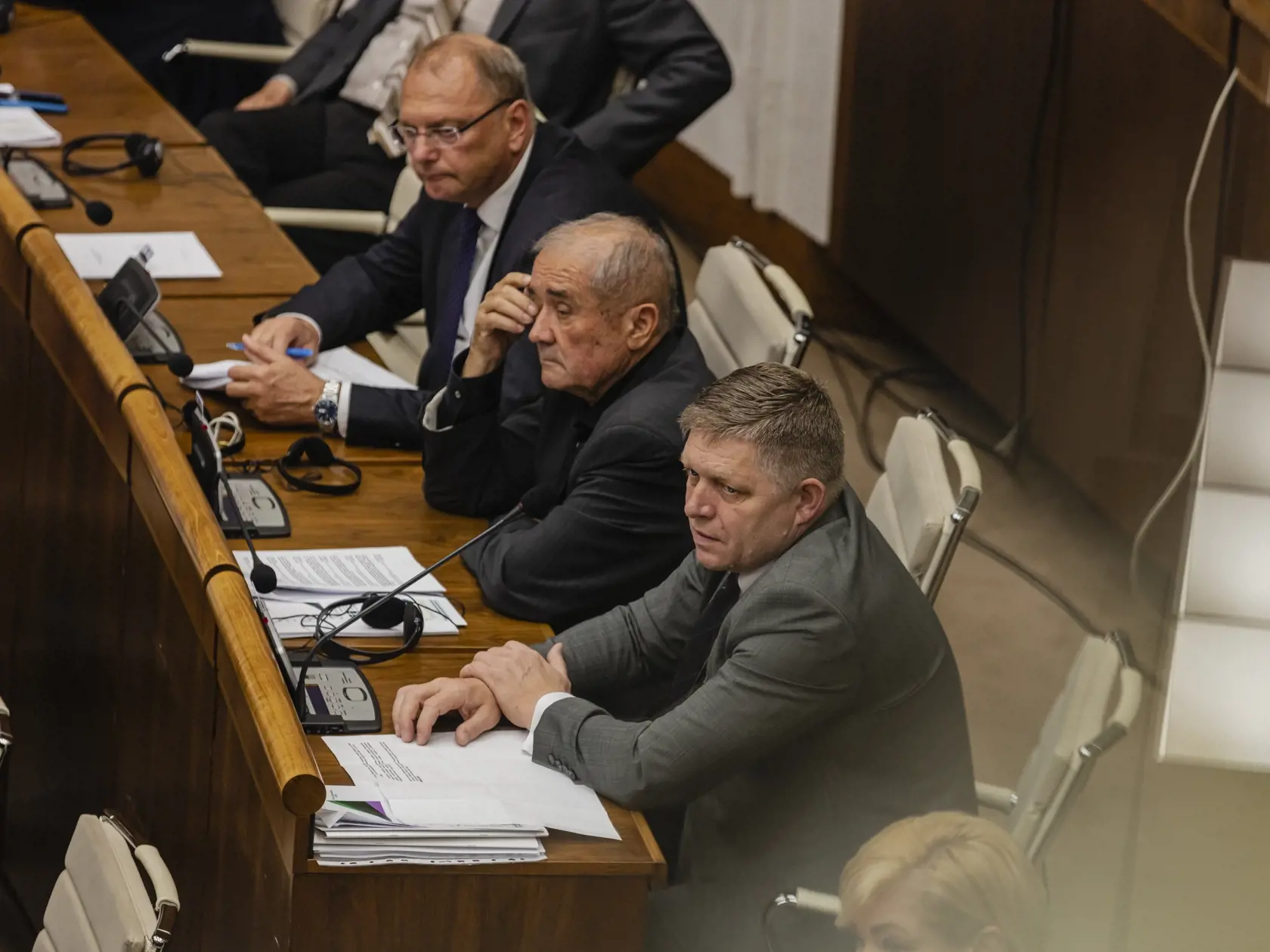 Prezident Ukrajiny Volodymyr Oleksandrovyč Zelenskyj sa prihovoril prostredníctvom telemostu poslancom Národnej rady Slovenskej republiky a členom Vlády Slovenskej republiky.
