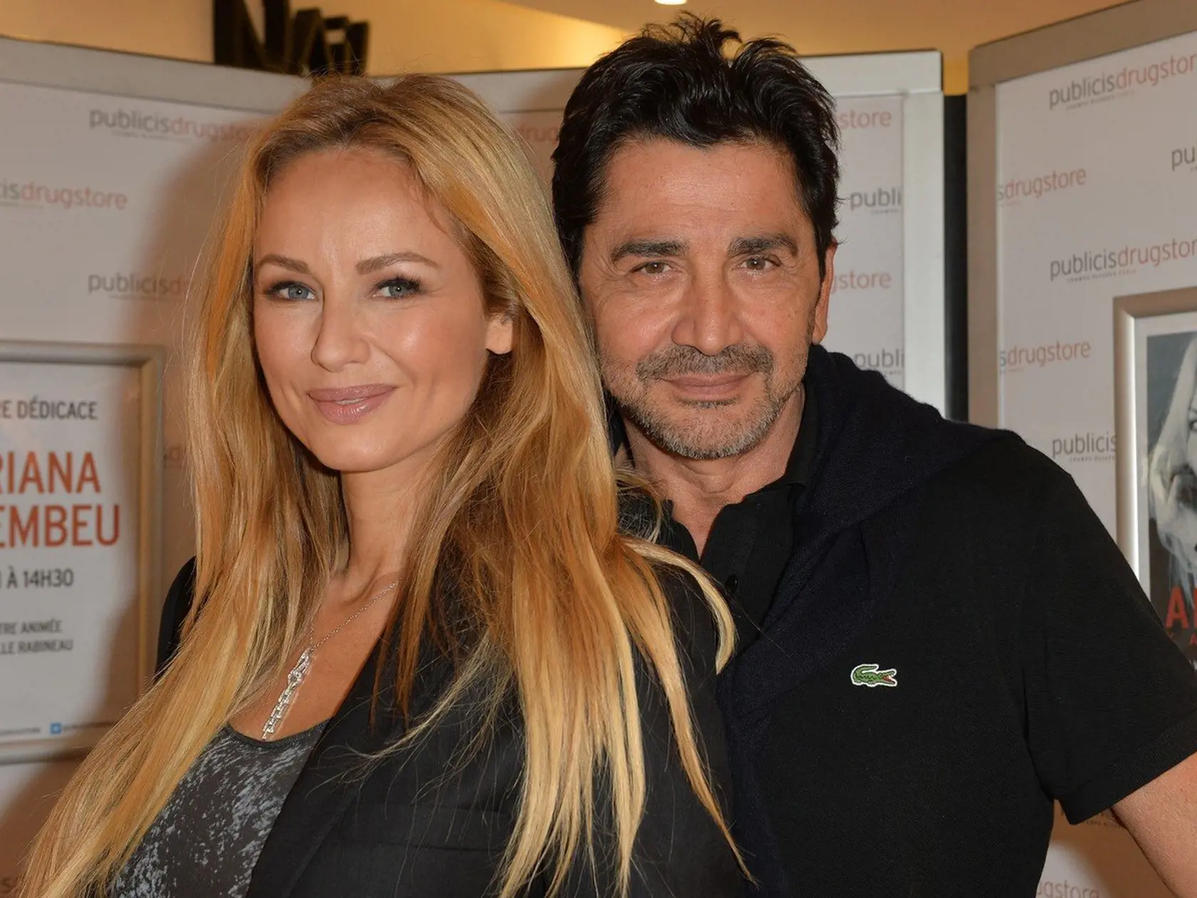 Adriana Karembeu et son mari AndrÃ© (Aram) Ohanian lors de la dÃ©dicace de son livre "Je viens d'un pays qui n'existe plus" Å• la librairie du Publicis Drugstore Å• Paris, le 25 septembre 2014. Adriana Karembeu and her husband Andre (Aram) Ohanian as she dedicates her book at the bookshop of Publicis Drugstore in Paris on September 25, 2014., Image: 206502866, License: Rights-managed, Restrictions: , Model Release: no, Credit line: Profimedia, Bestimages