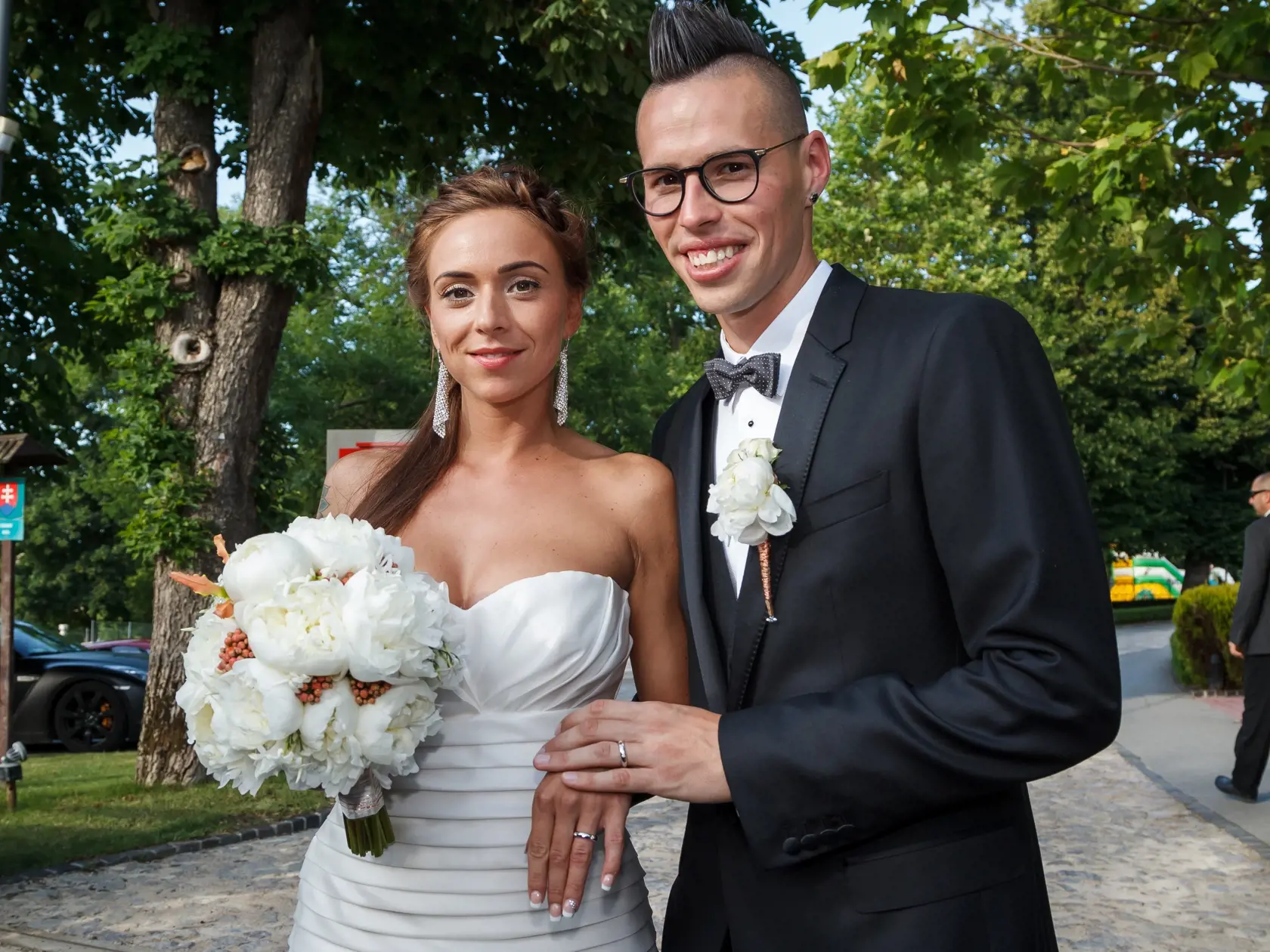 V roku 2014 si párik povedal áno, svadbu mali v kaštieli v Beladiciach. Pozornosť vtedy pútala najmä krásna Martina.