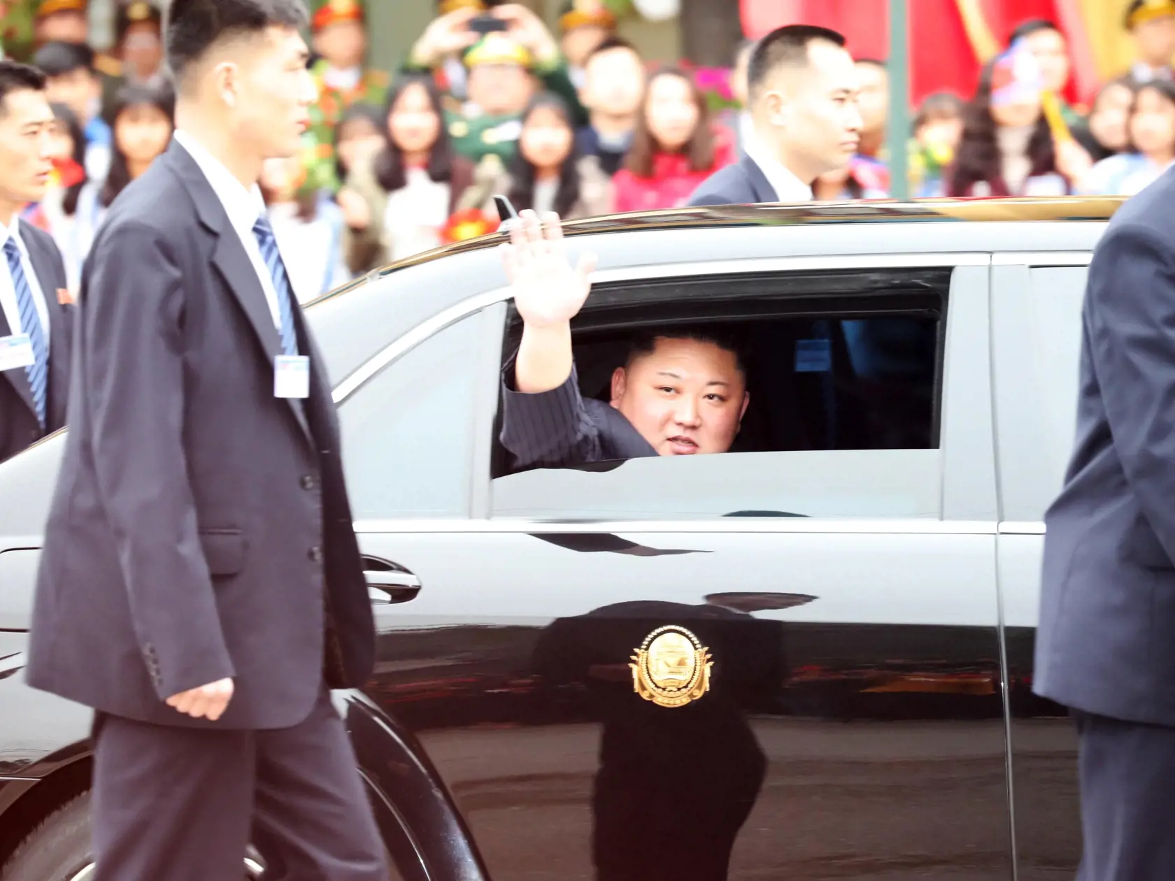 Kim Čong-un máva na ceste na summit s Trumpom.