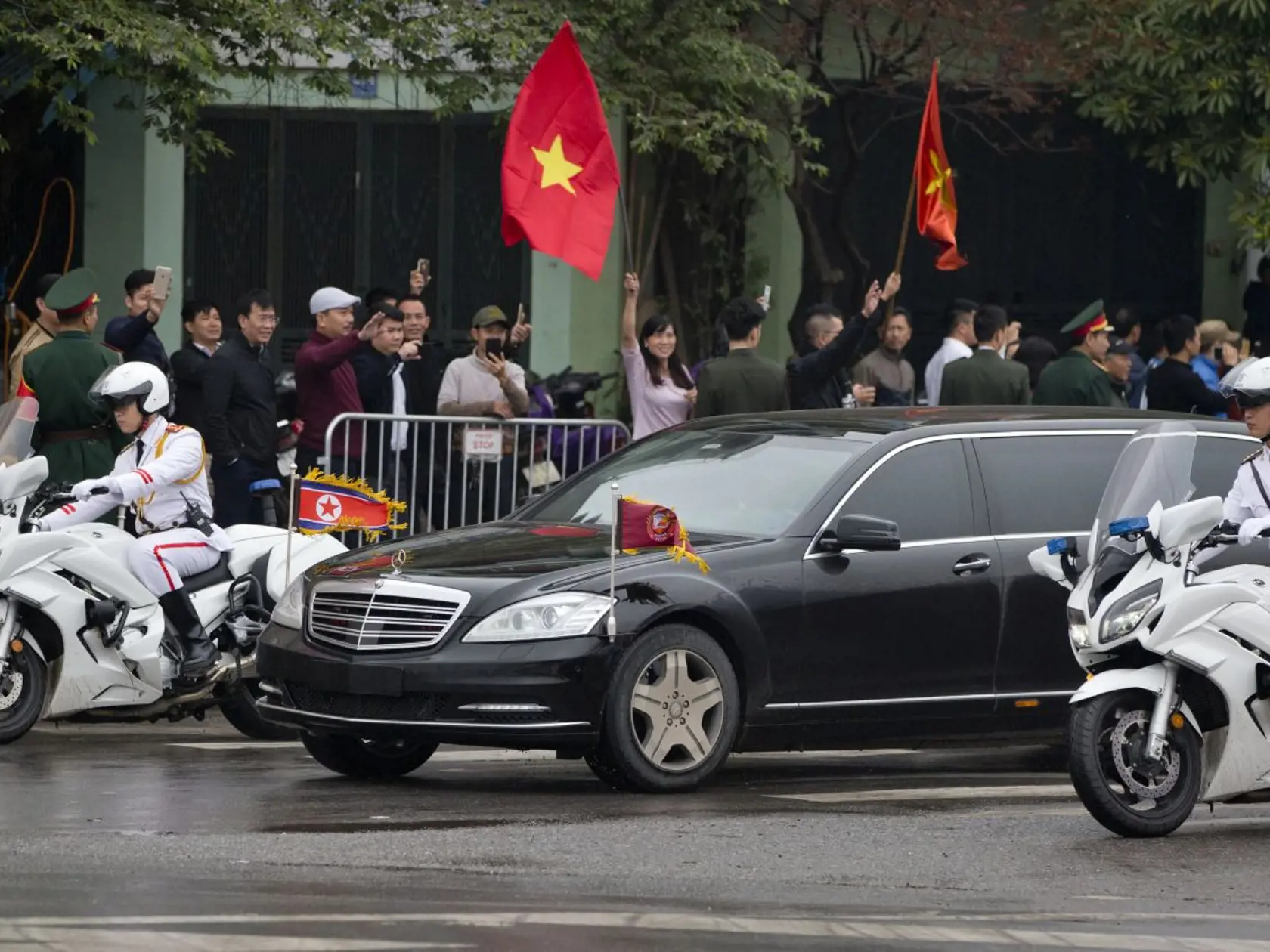 Bezpečnostné opatrenia pri príchode Kima do Vietnamu
