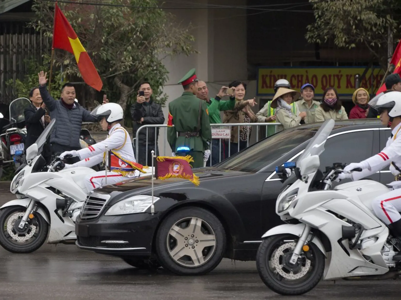 Bezpečnostné opatrenia pri príchode Kima do Vietnamu