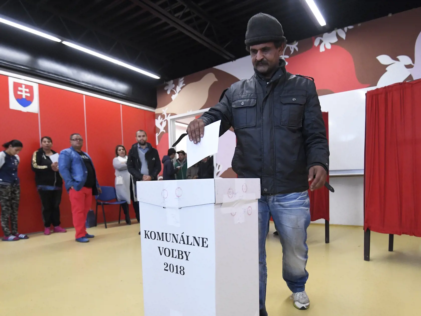 Rómovia  volili na rómskom sídlisku Luník IX v Košiciach.