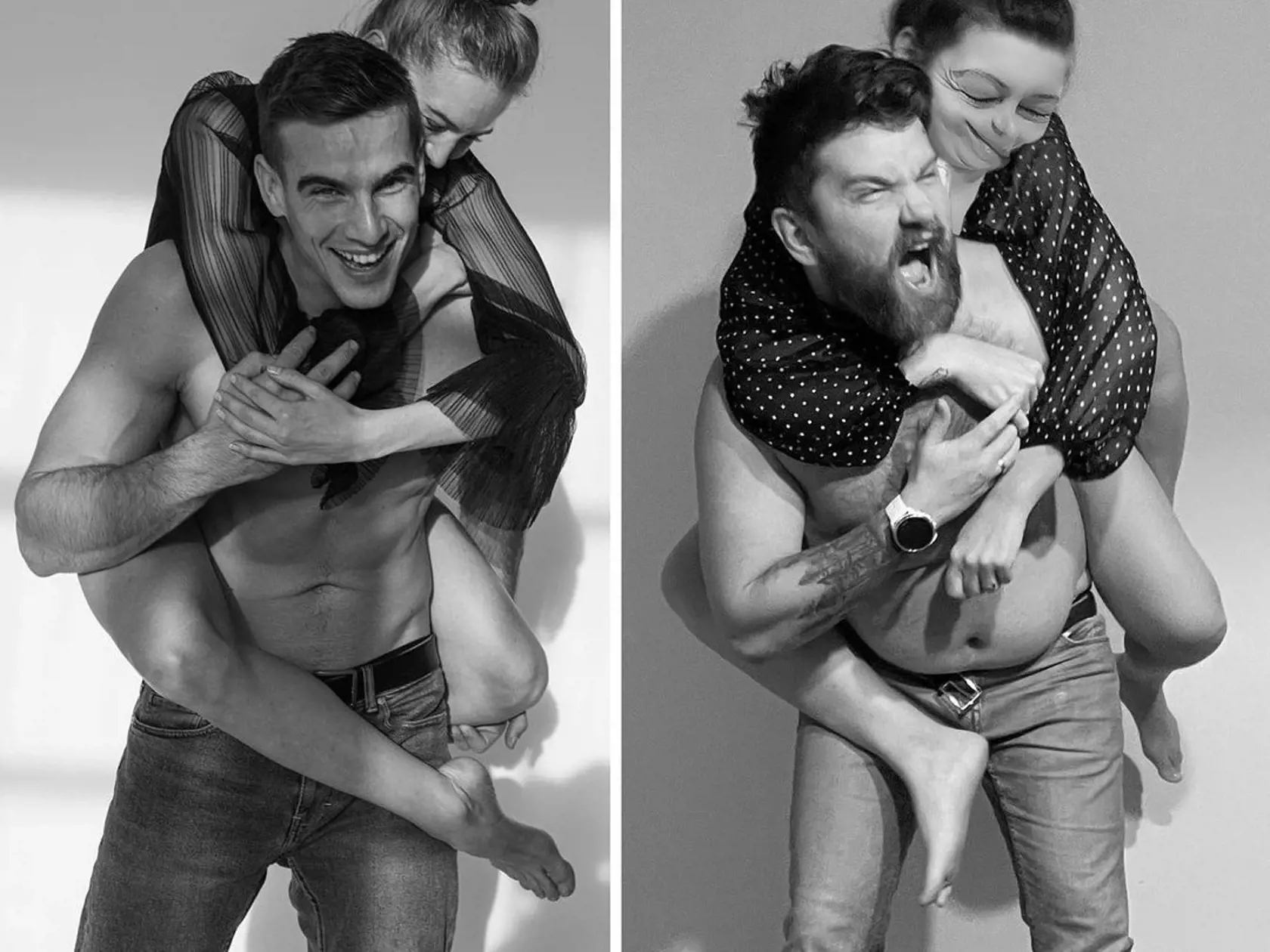 Adam Bardy s rodinou.