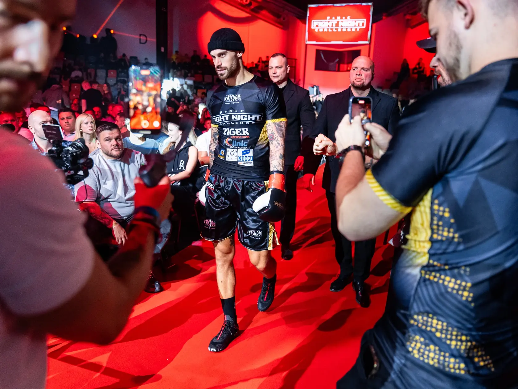 Fight Night Challenge 7 v Bratislave. Na snímke Adam Šedro.