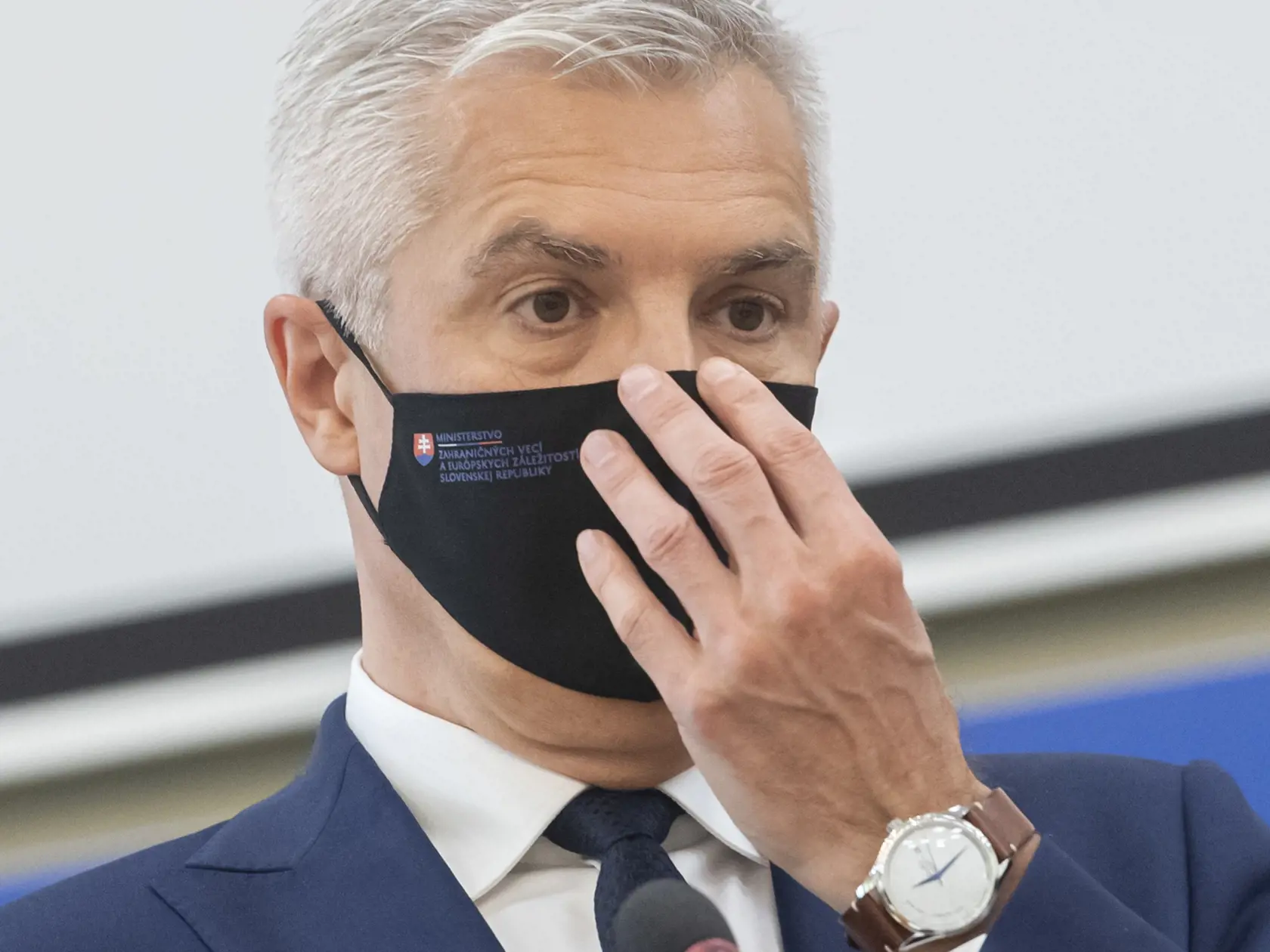 Na snímke je minister zahraničných vecí a európskych záležitostí SR Ivan Korčok.