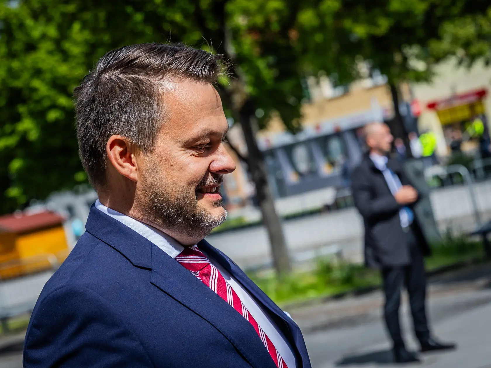 Výjazdové rokovanie vlády v Handlovej. Na snímke Samuel Migaľ.