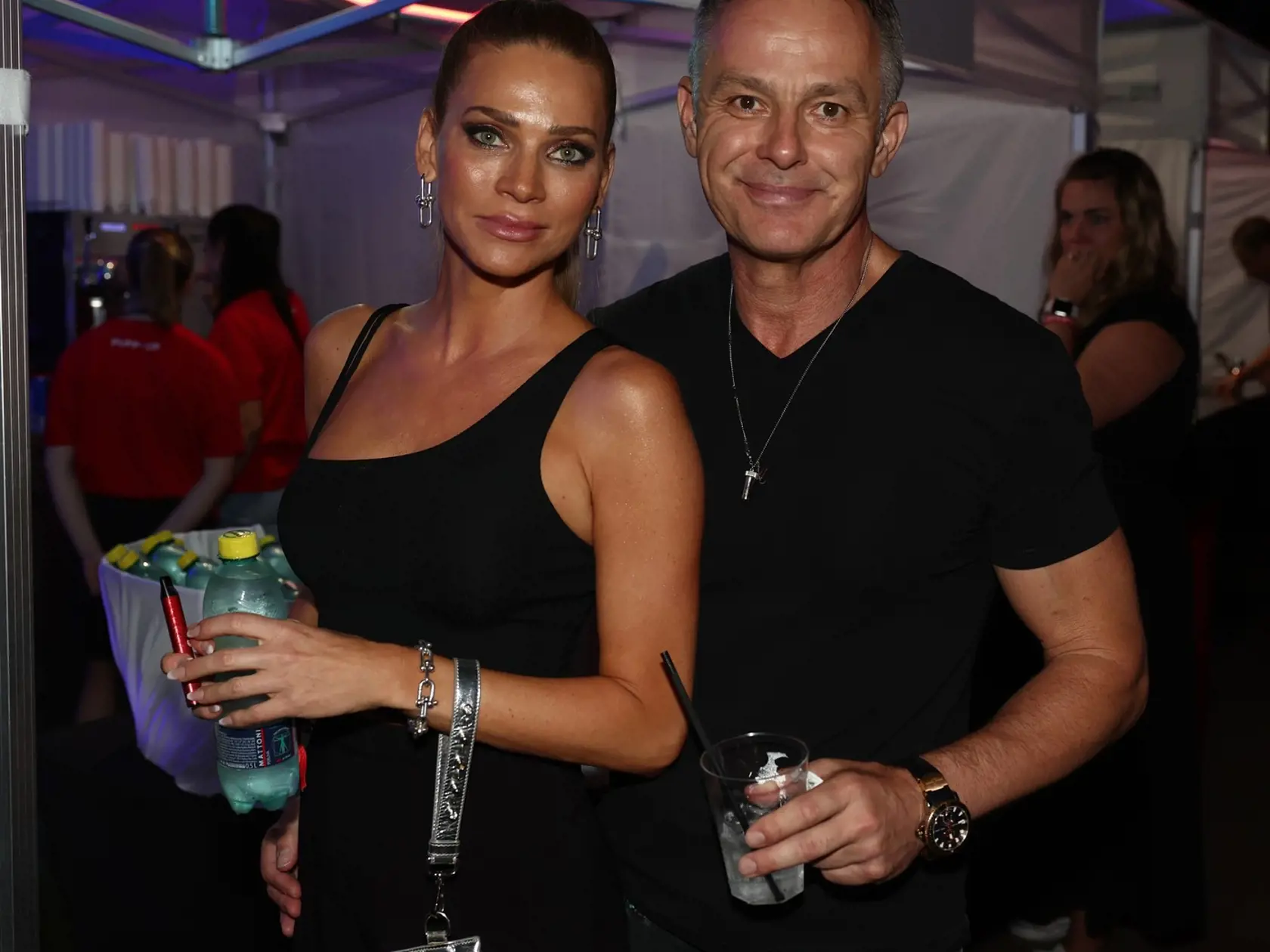 Andrea Verešová a Daniel Volopich na filmovom festivale v Karlových Varoch.