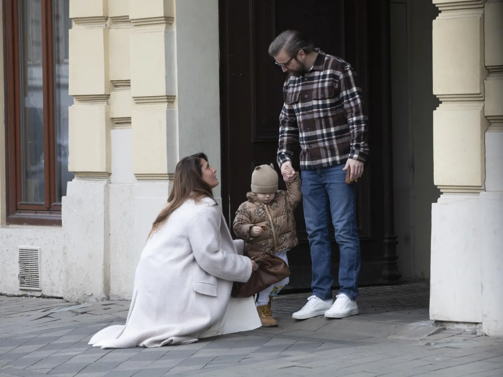 S prípravami na baby shower pomáhal aj Dominikin manžel Michal so synom Jakubkom.