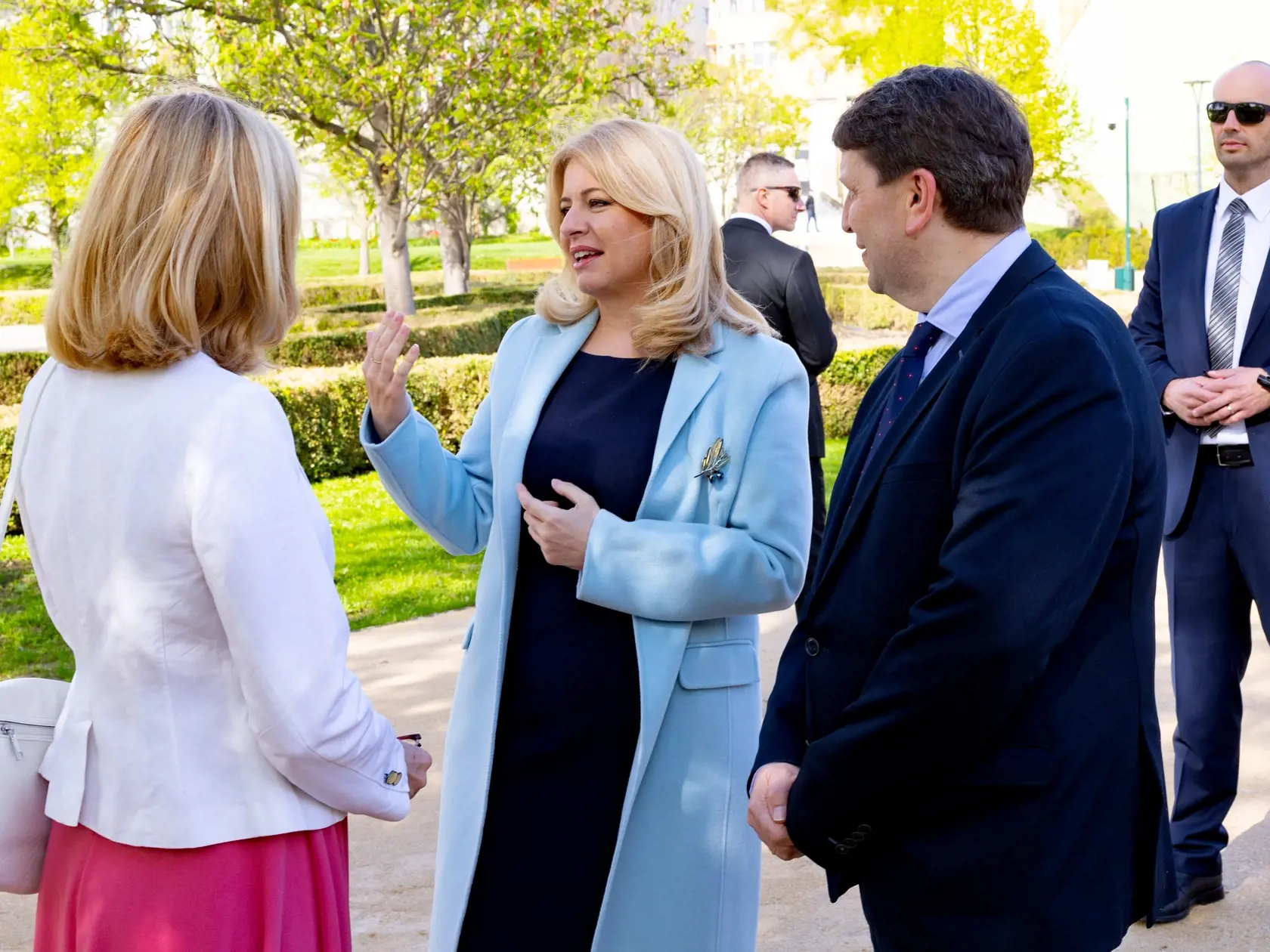 Prezidentka Slovenskej republiky Zuzana Čaputová otvorila za prítomnosti pozvaných hostí Grasalkovičovu záhradu po revitalizácii.