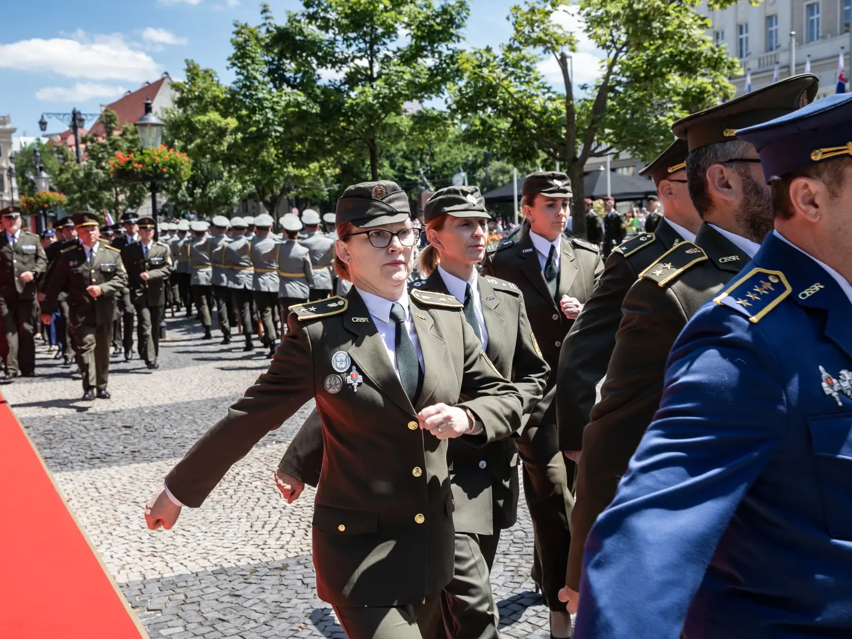 Inaugurácia Petra Pellegriniho, prehliadka jednotiek Ozbrojených síl SR.