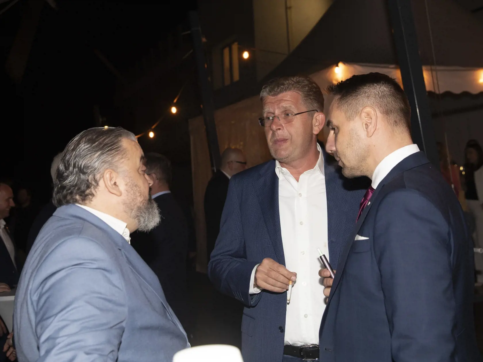 Na snímke je volebná noc v centrále prezidentského kandidáta Petra Pellegriniho v bratislavskej reštaurácií Aušpic.
