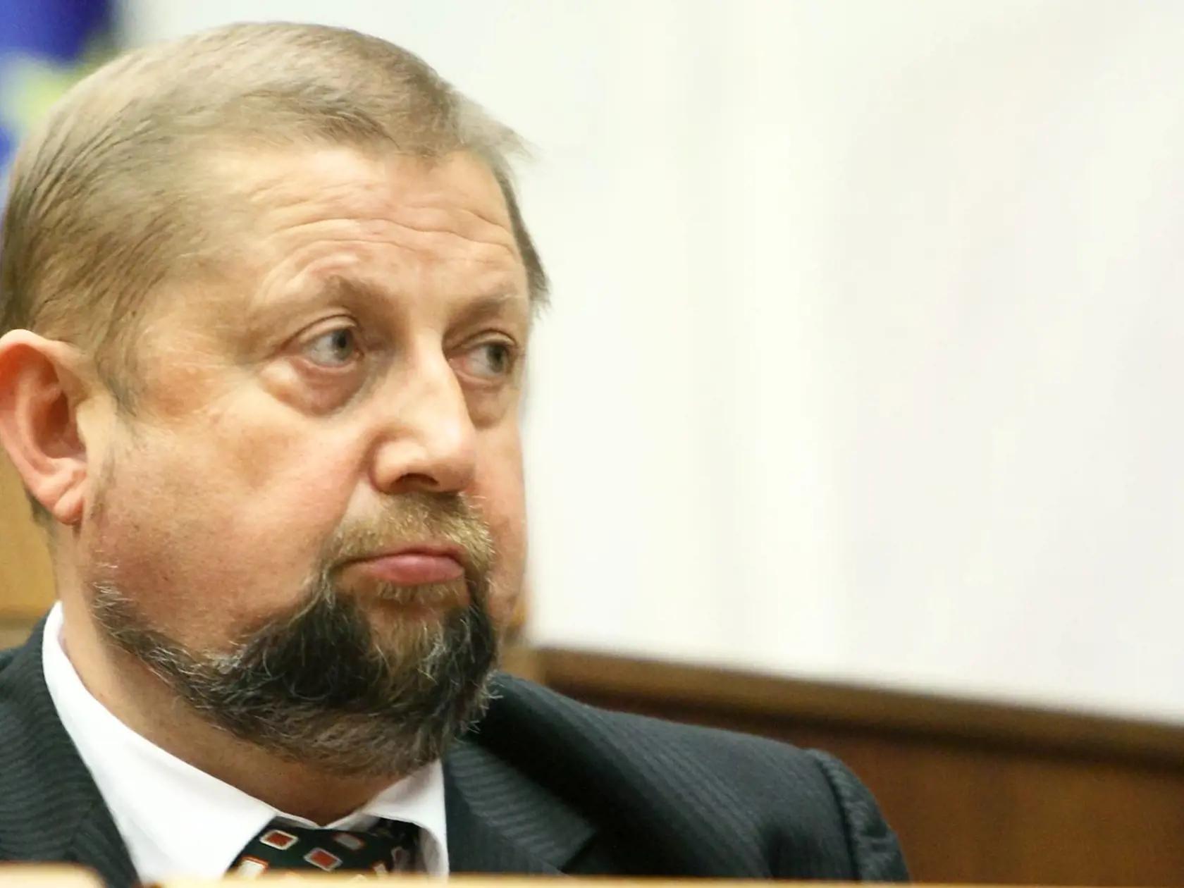 Štefan Harabin v parlamente.