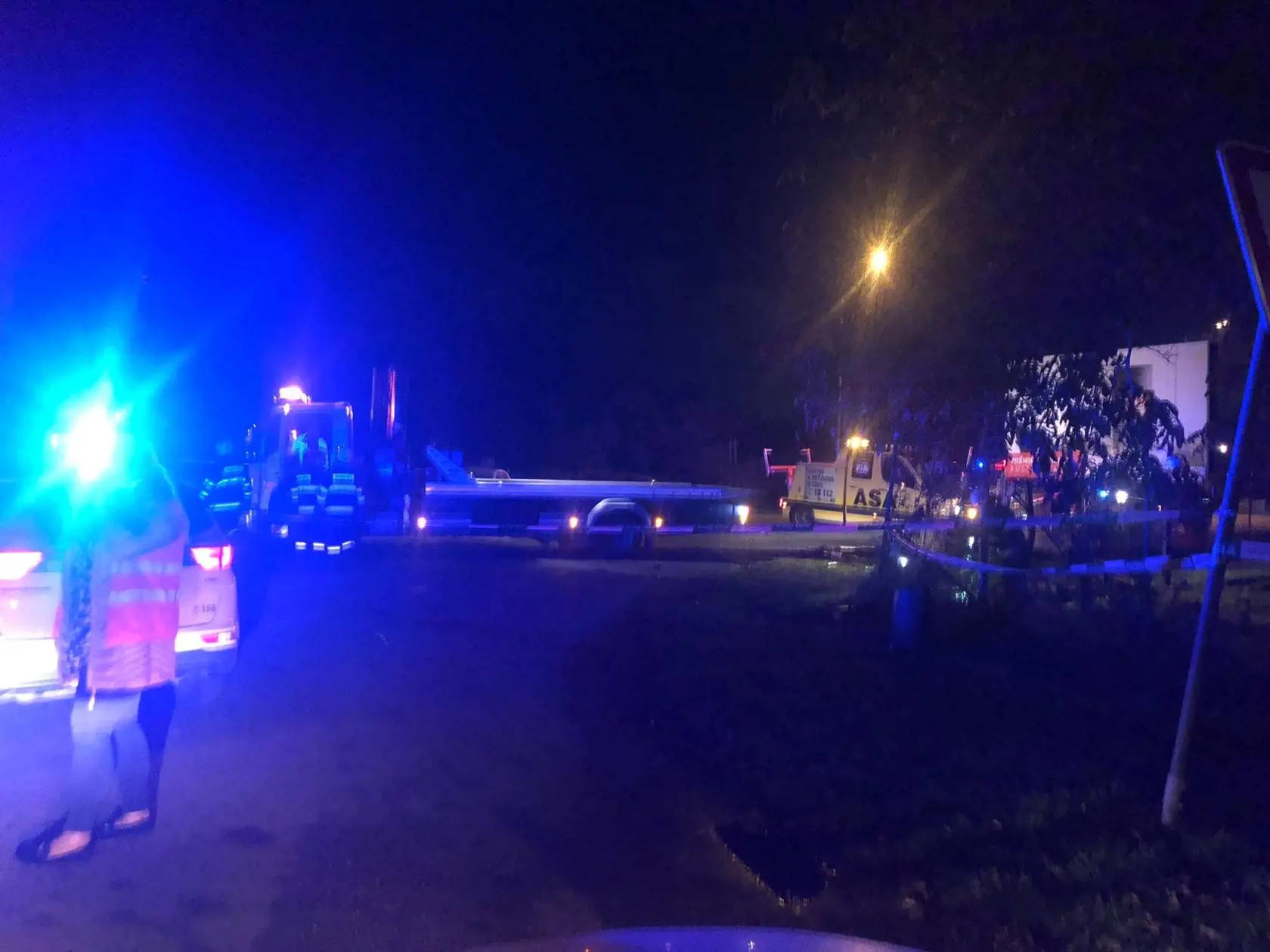 Miesto nehody Borisa Kollára na bratislavskej Ulici Svornosti