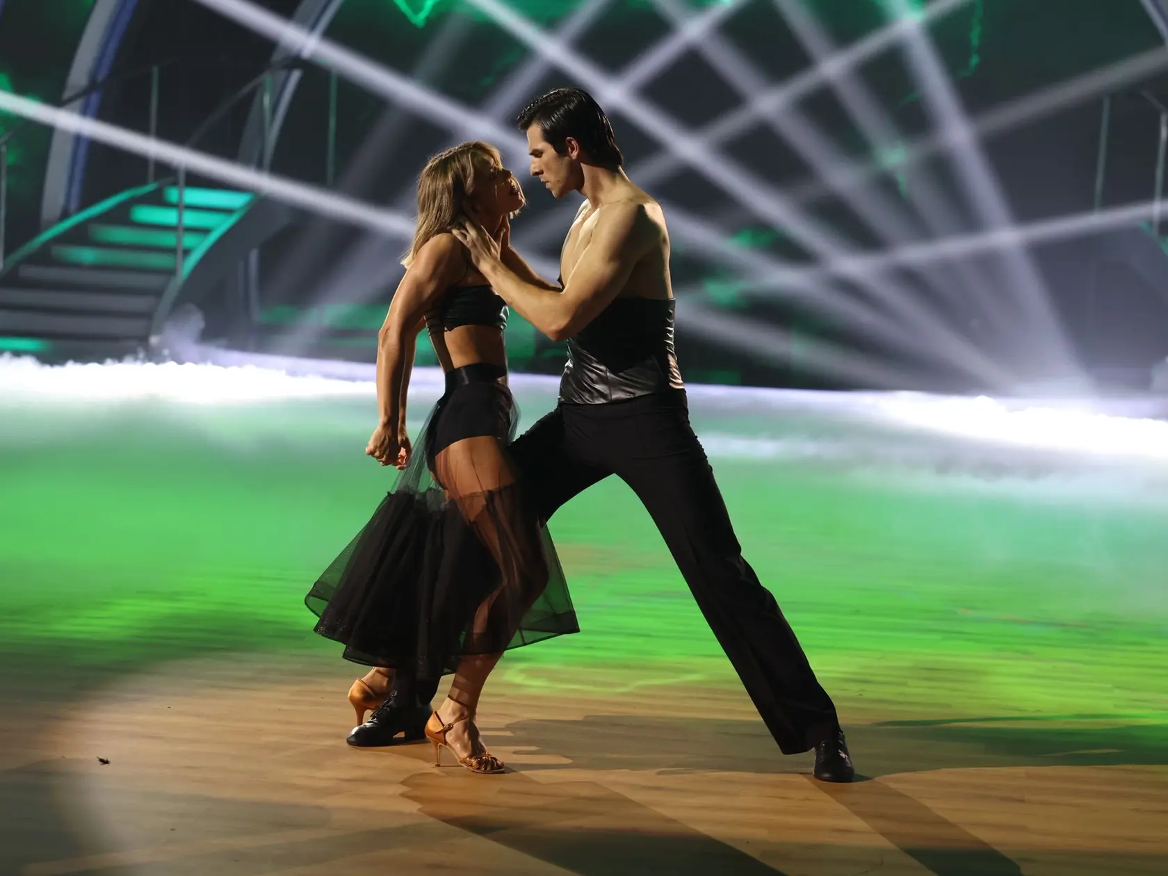 Finálové kolo Let's Dance. Na snímke Kristián Baran a Dominika Rošková.