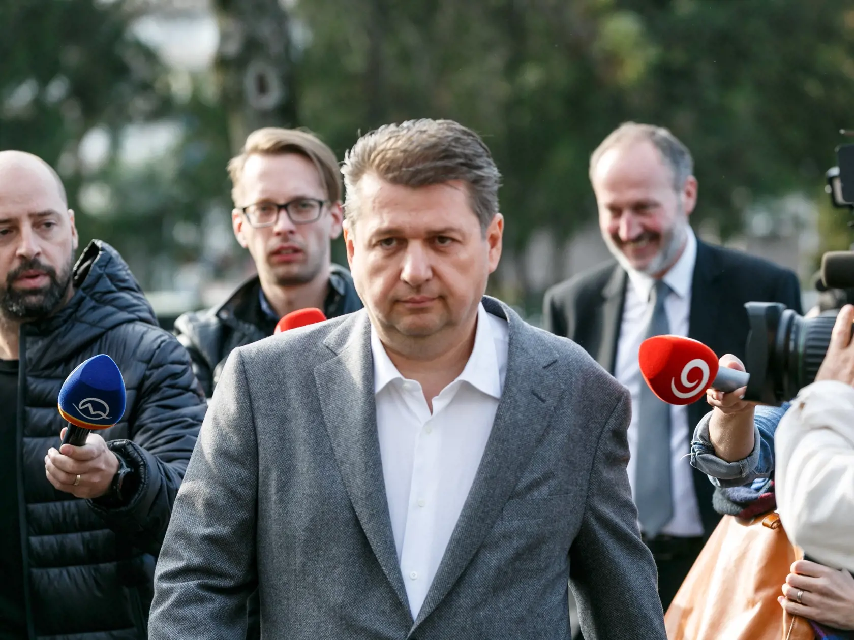 Na snímke Ladislav Bašternák na súde vo veci  neodvedenia dane a poistného.