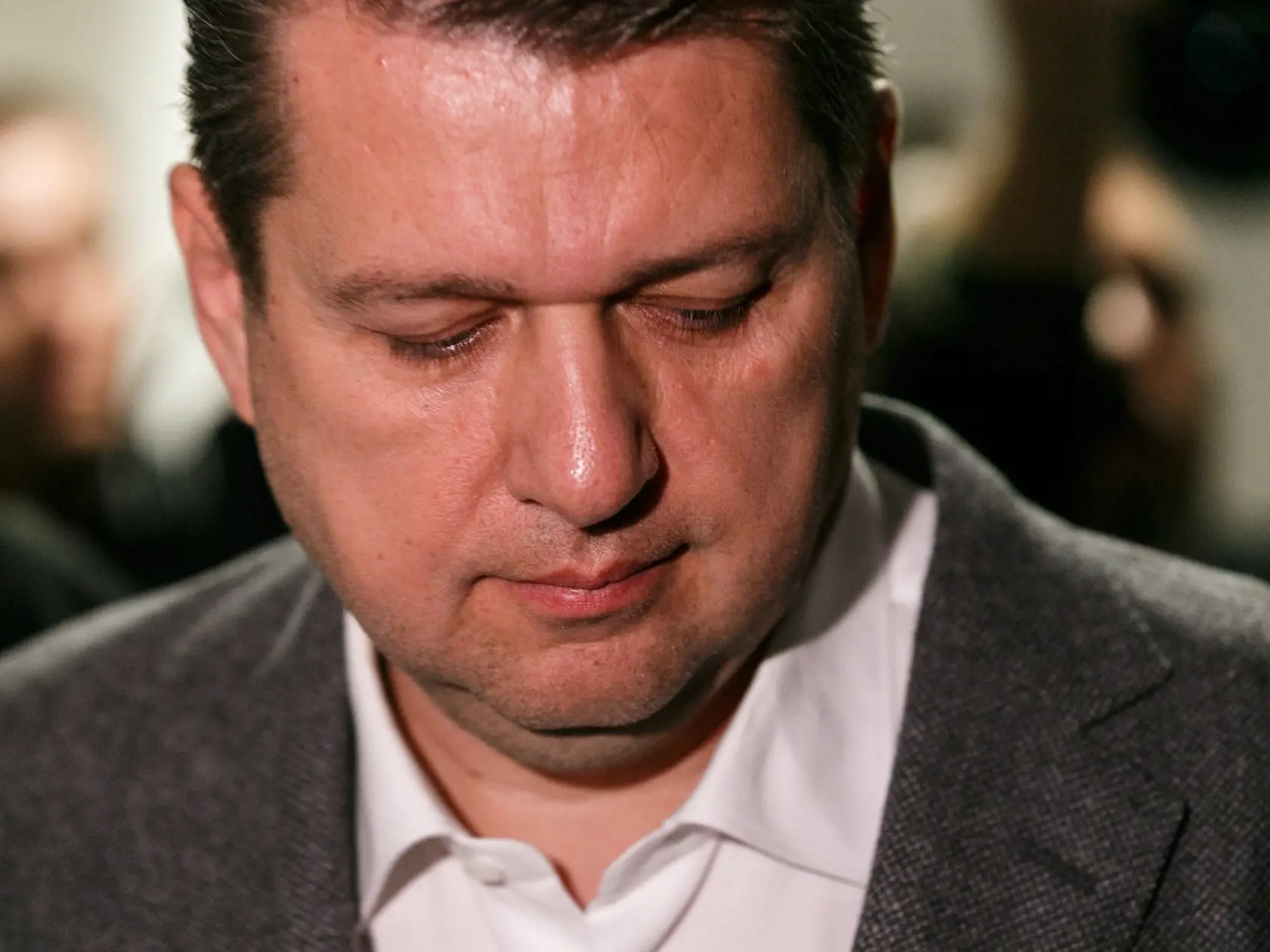 Na snímke Ladislav Bašternák na súde vo veci  neodvedenia dane a poistného.