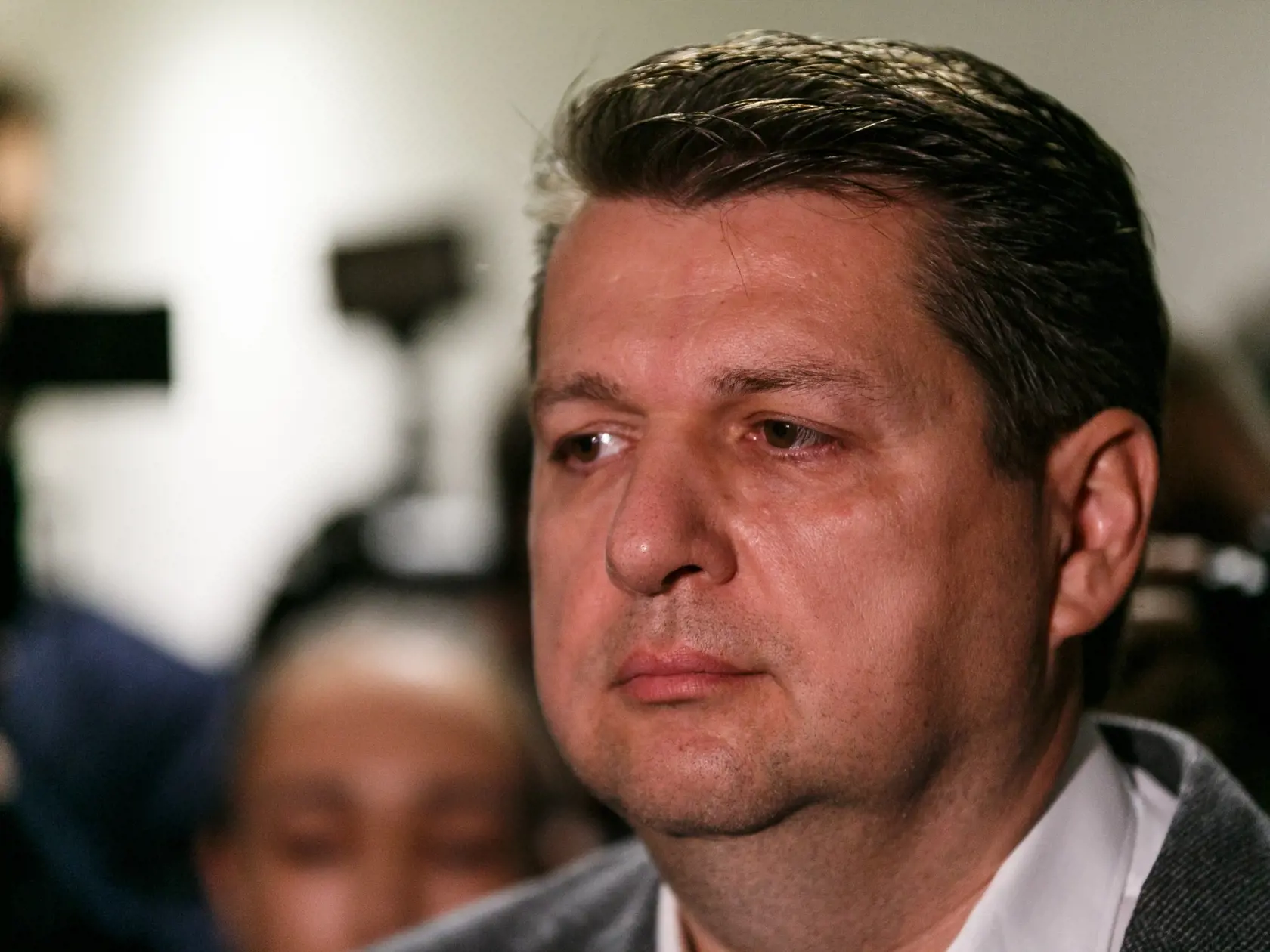 Na snímke Ladislav Bašternák na súde vo veci  neodvedenia dane a poistného.