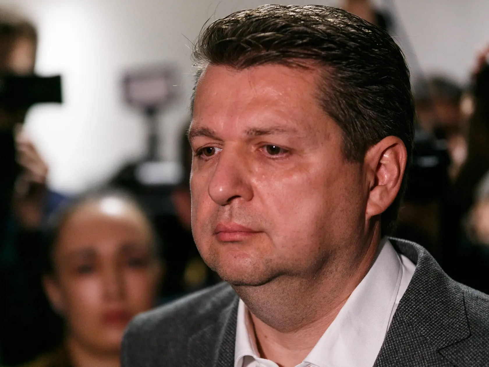 Na snímke Ladislav Bašternák na súde vo veci  neodvedenia dane a poistného.