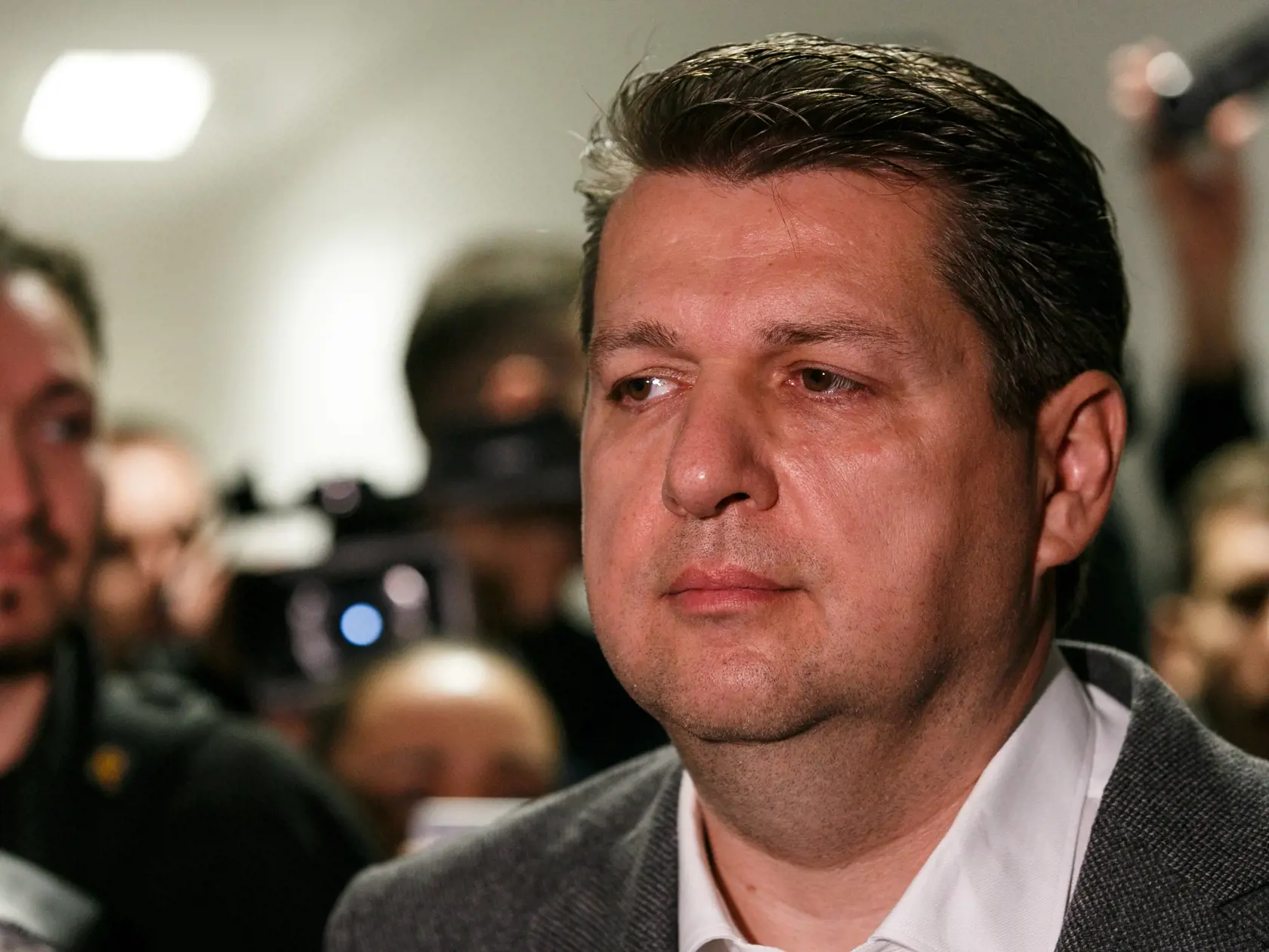 Na snímke Ladislav Bašternák na súde vo veci  neodvedenia dane a poistného.
