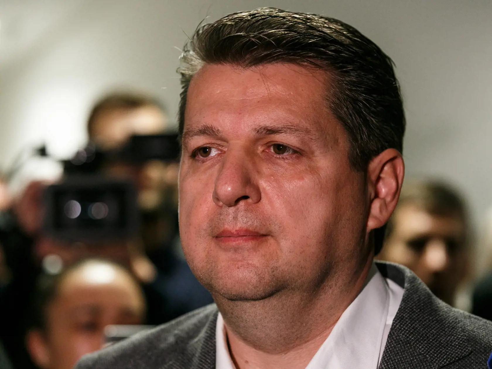 Na snímke Ladislav Bašternák na súde vo veci  neodvedenia dane a poistného.