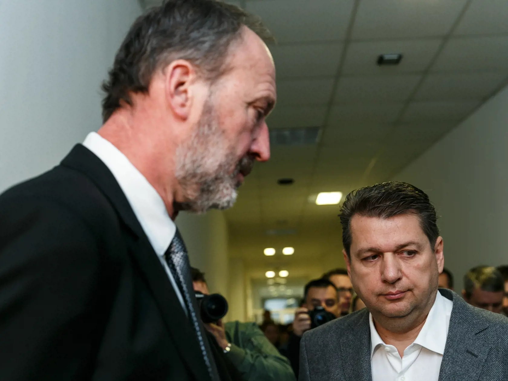 Na snímke Ladislav Bašternák na súde vo veci  neodvedenia dane a poistného.