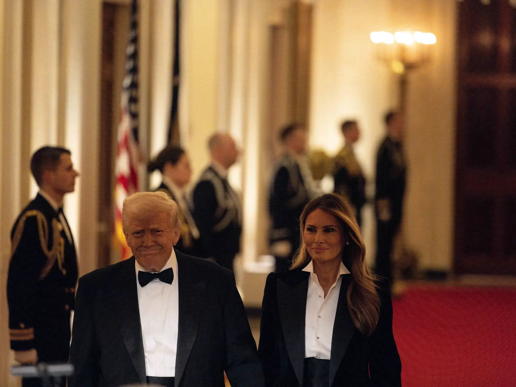 Melania a Donald.