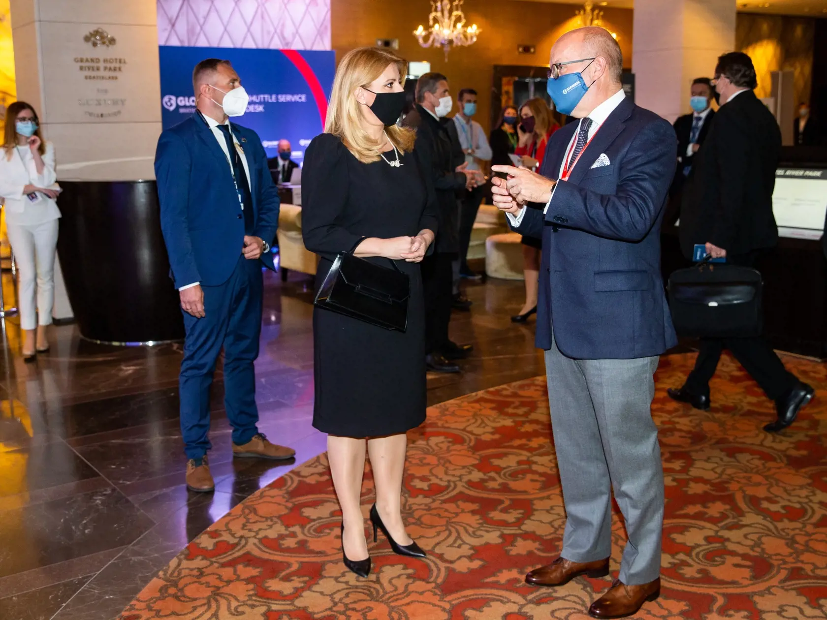 Bezpečnostná konferencia "GLOBSEC 2020" v Bratislave. Na snímke Zuzana Čaputová.