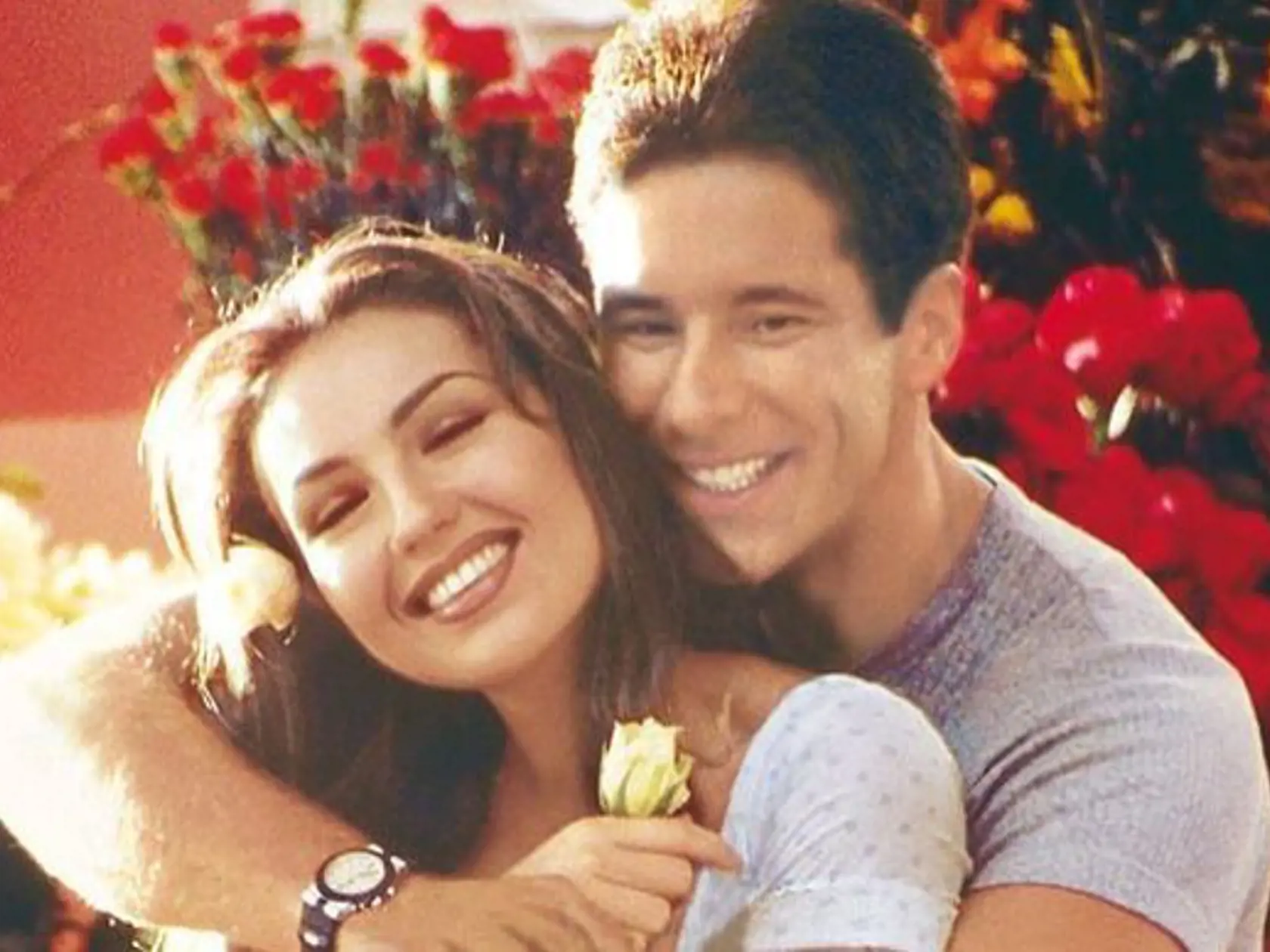 Fernando s Thalíou v telenovele Rosalinda.
