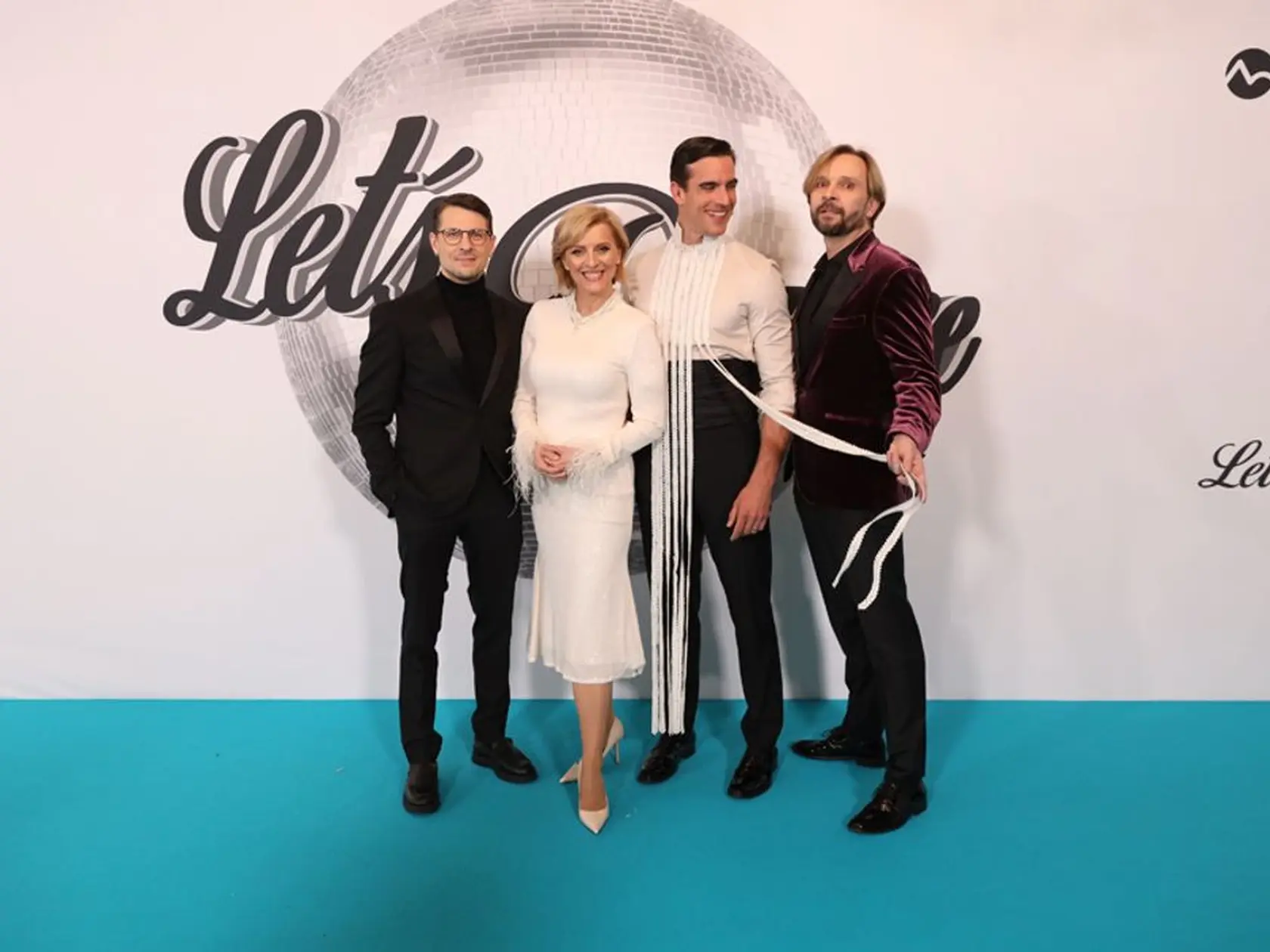 Porota počas 7. kola Let´s Dance: Juraj Loj, Tatiana Drexler, Adam Bardy a Ján Ďurovčík.