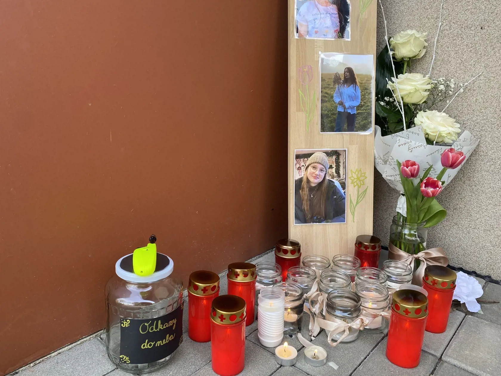 Dievčatám pripravili pietne miesto aj pred vchodom do Základnej umeleckej školy Jána Melkoviča v Starej Ľubovni, ktorú navštevovali. Zronený riaditeľ školy Ján Sivuľka vravel o Sofii ako o mimoriadnom speváckom talente.