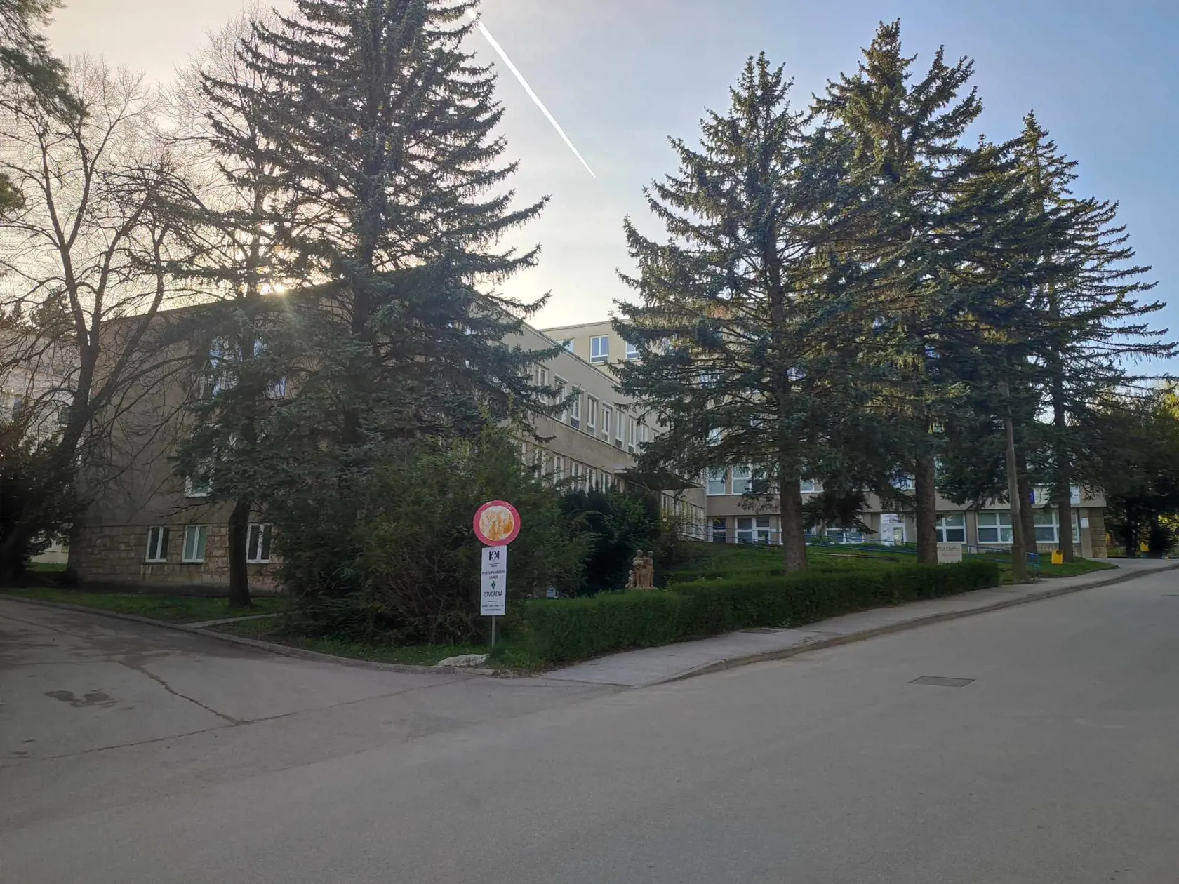 Nemocnica s Poliklinikou Myjava, kde podľa Janky pochybila primárka interného oddelenia.
